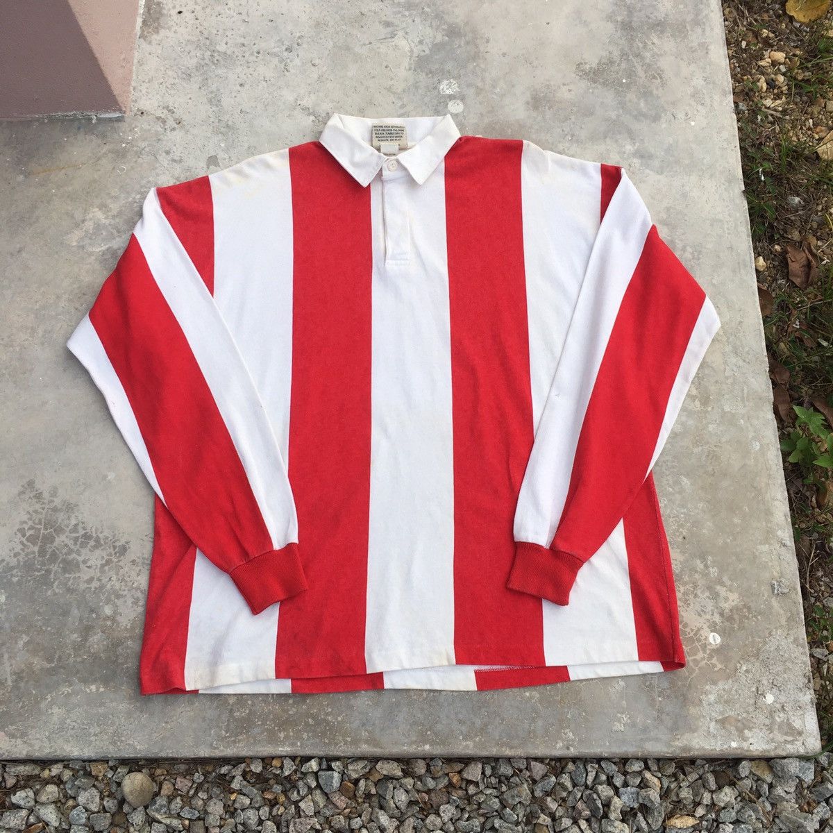 American Edition Vintage American Edition Stripes Polo Rugby Size US L / EU 52-54 / 3 - 1 Thumbnail