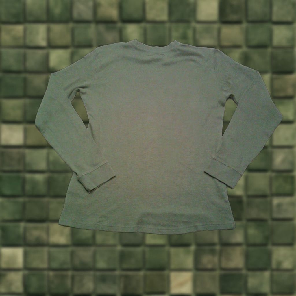 Vintage Christensen Arms Thermal Shirt Mens Medium Green Waffle Knit Shirt Mens Size US M / EU 48-50 / 2 - 1 Thumbnail