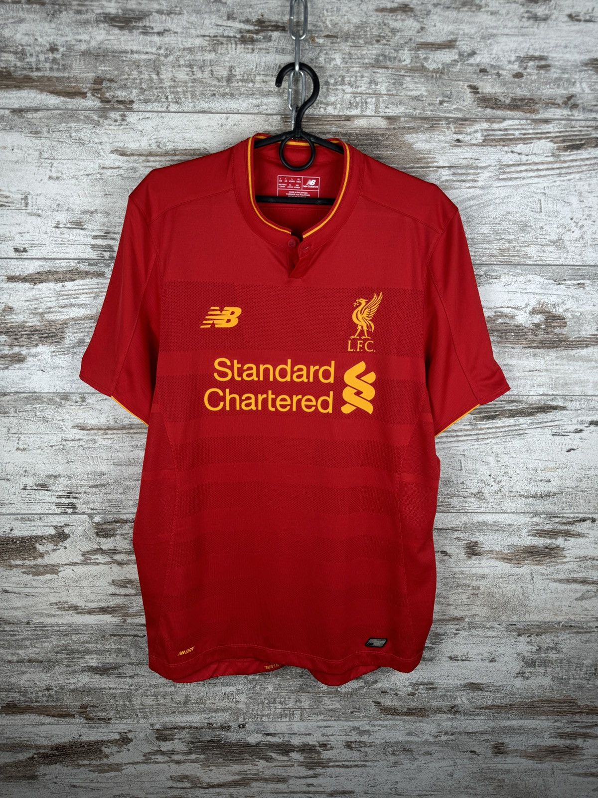 New Balance Mens Vintage New Balance FC Liverpool T-shirt soccer jersey Size US L / EU 52-54 / 3 - 1 Thumbnail