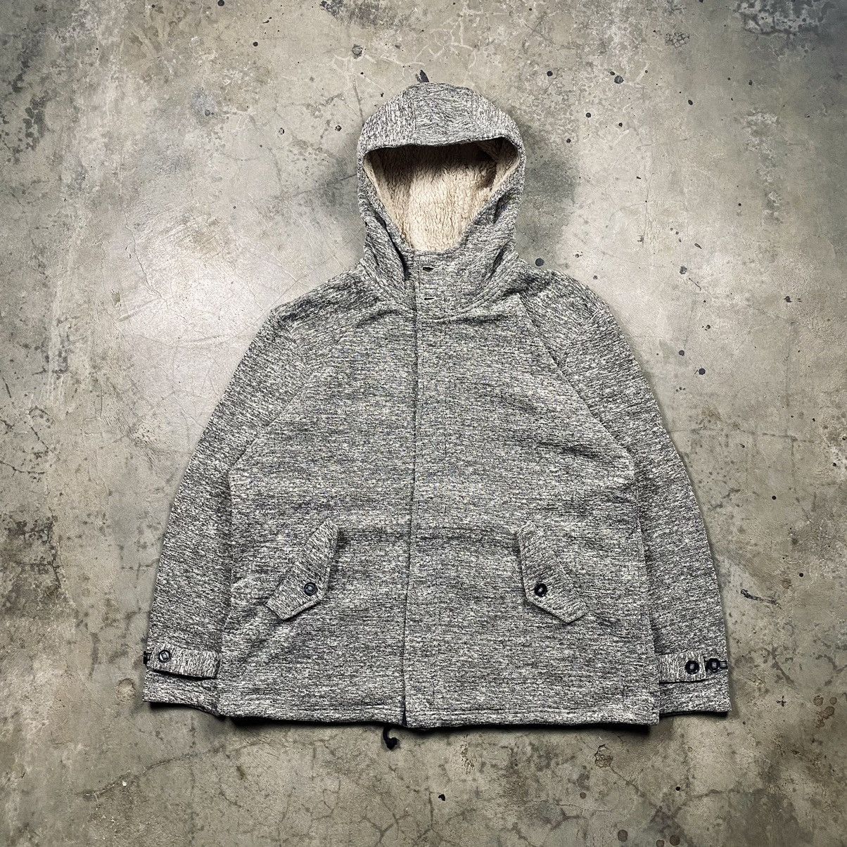 Designer × Japanese Brand Louis Chavlon Wool Fur Zip Up Hoodie Jacket Size US XL / EU 56 / 4 - 1 Thumbnail