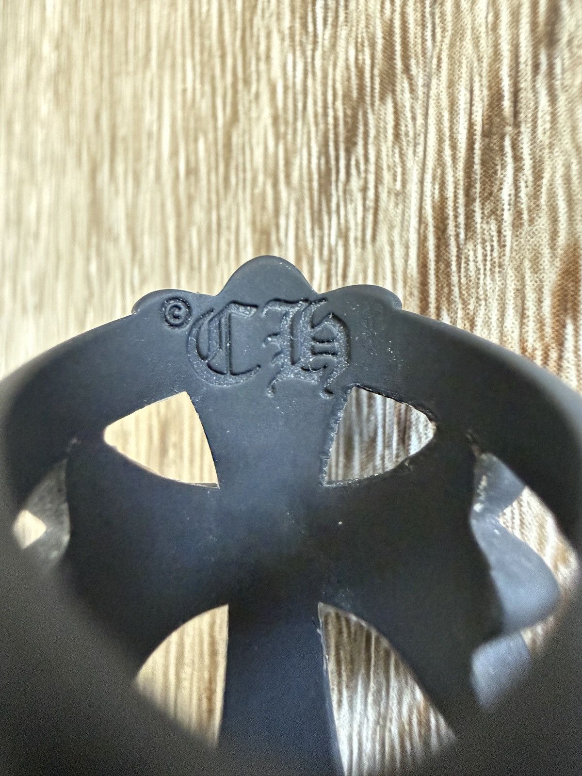 Chrome Hearts Chrome Hearts Rubber Cross Ring Size ONE SIZE - 2 Thumbnail