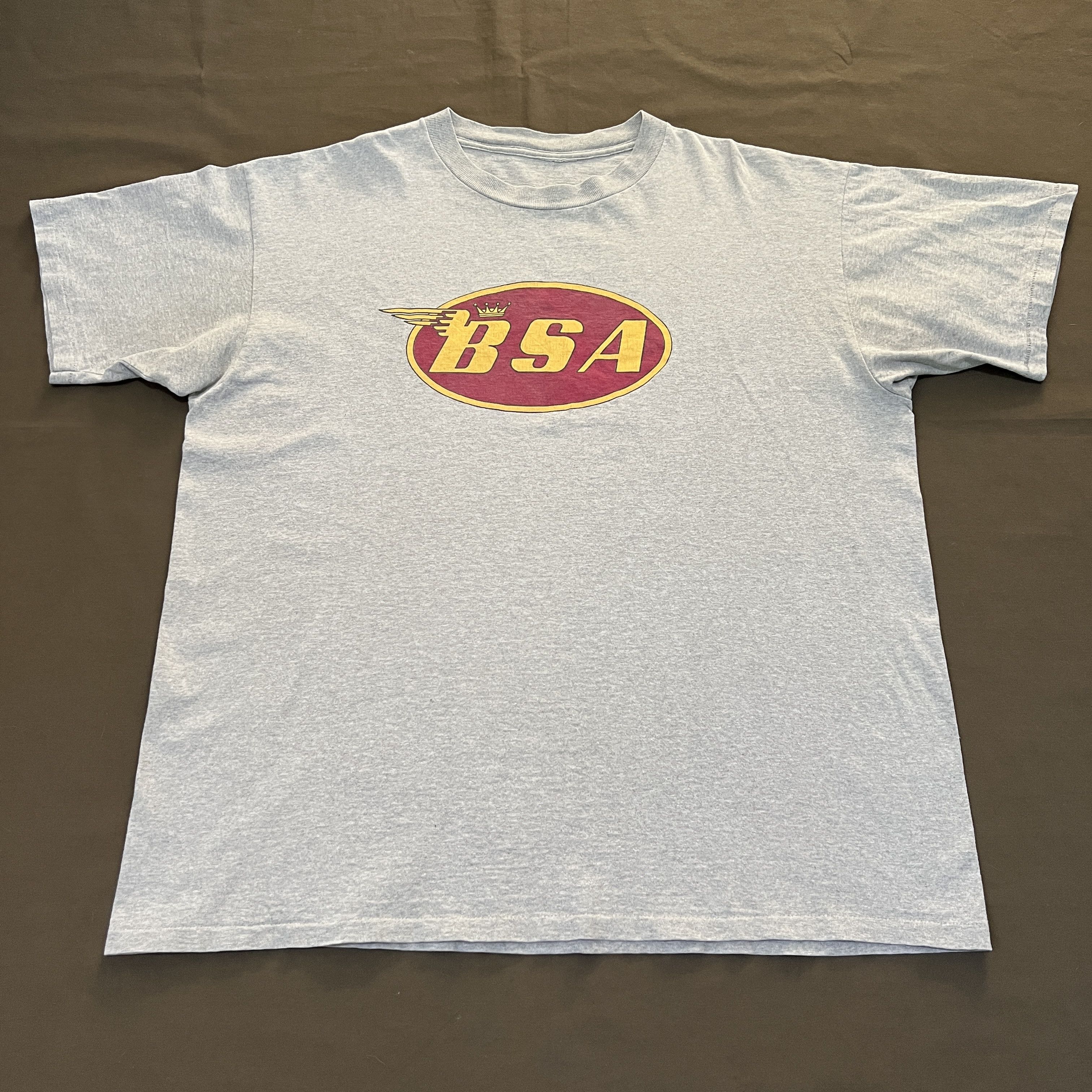 Harley Davidson × Vintage Vintage 90s Motorcycle BSA British Cycling Biker Promo Tee Size US XL / EU 56 / 4 - 2 Thumbnail