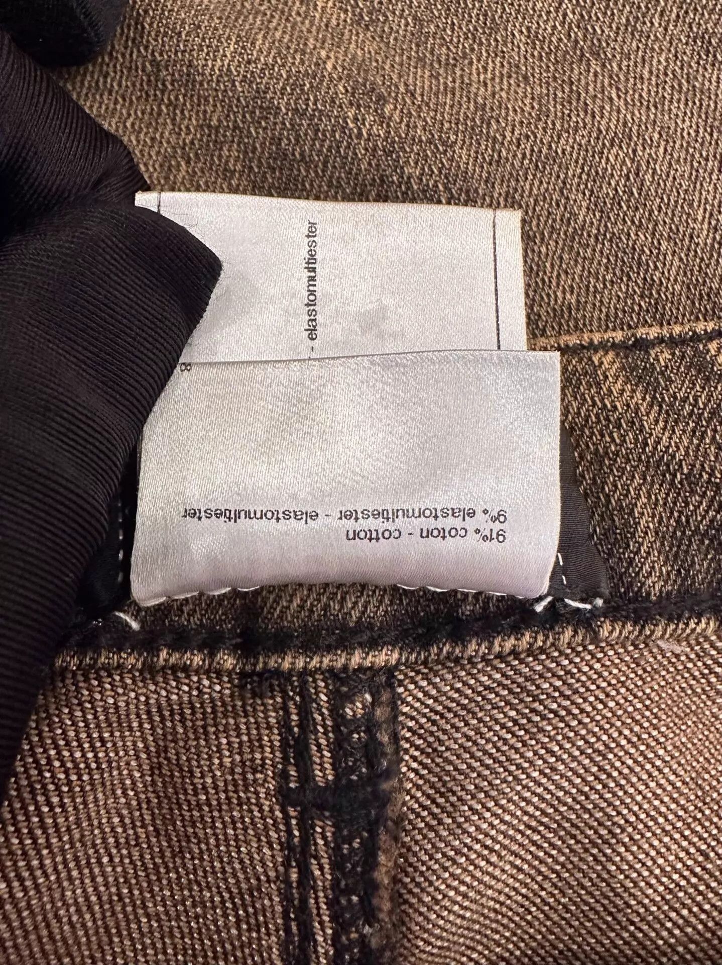 Chanel Chanel Women's Brown Jeans 36 Silver CC Logo Size 26" / US 2 / IT 38 - 7 Thumbnail
