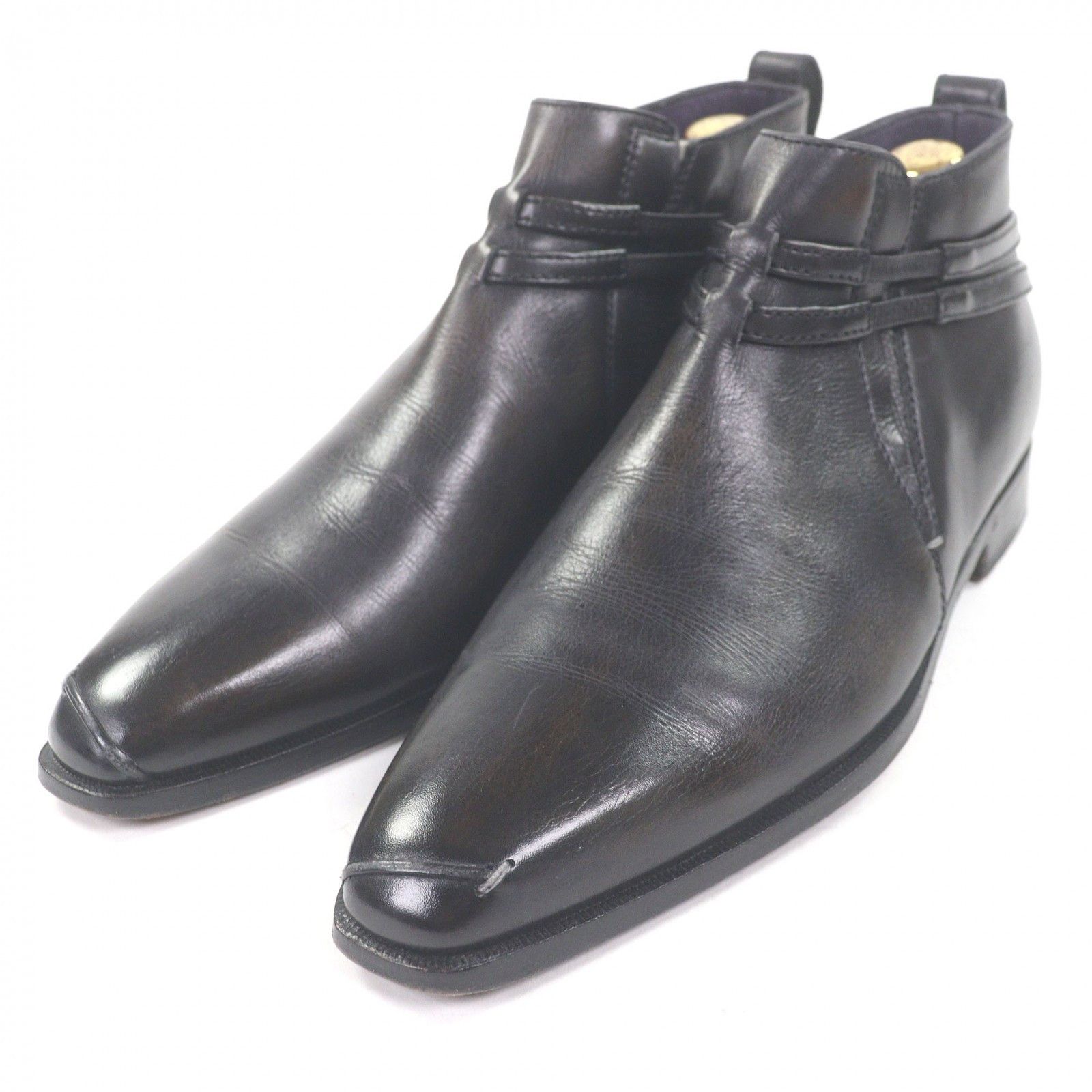 Berluti Berluti Berluti Scars Olga Era Calligraphy Scritto Leather Short Boots Leather Shoes DUTY FREE for USA Size ONE SIZE - 1 Thumbnail