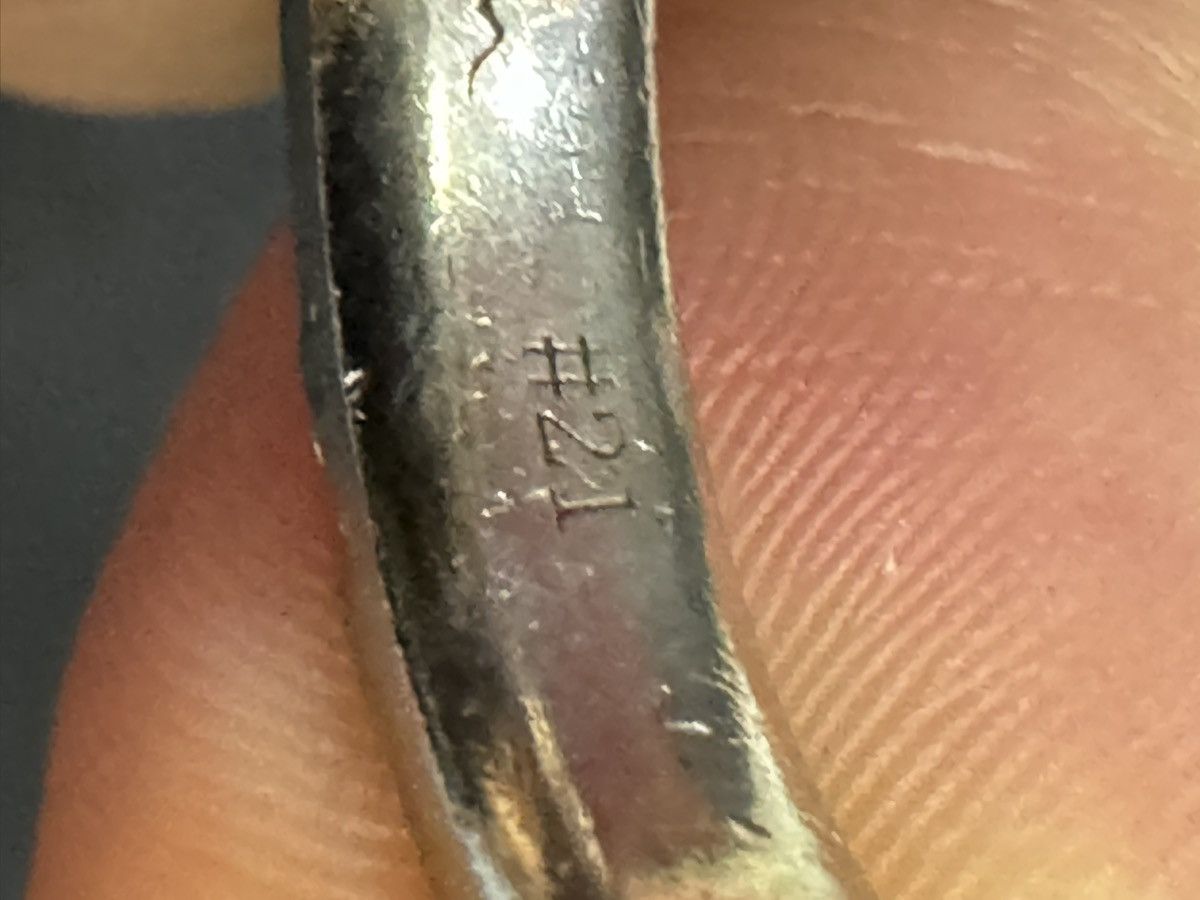 Paul Smith ENGRAVED PAUL SMITH SILVER RING SIZE 9.5 Size ONE SIZE - 4 Thumbnail