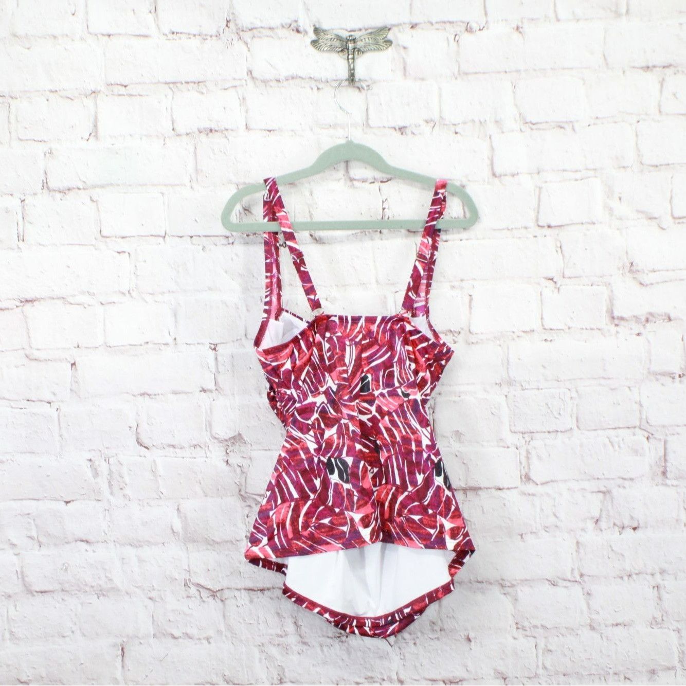 L.L. Bean LL Bean Womens Mix & Match Swimwear Tankini Top Size M / US 6-8 / IT 42-44 - 6 Thumbnail