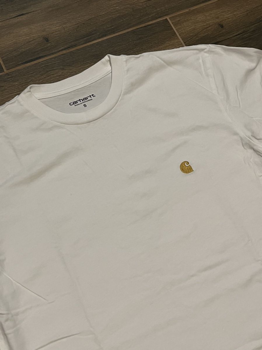 Carhartt × Japanese Brand × Vintage Carhartt Heavy Blank Loose Fit Heavy Work Tee Shirt Size US S / EU 44-46 / 1 - 2 Thumbnail