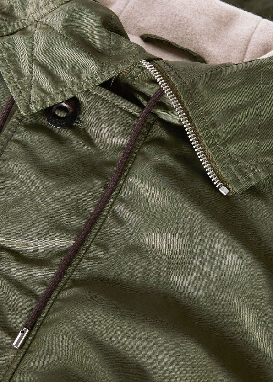 Loro Piana o1srvl11e0125 Kasai Bomber Jacket in Green Size US S / EU 44-46 / 1 - 7 Thumbnail