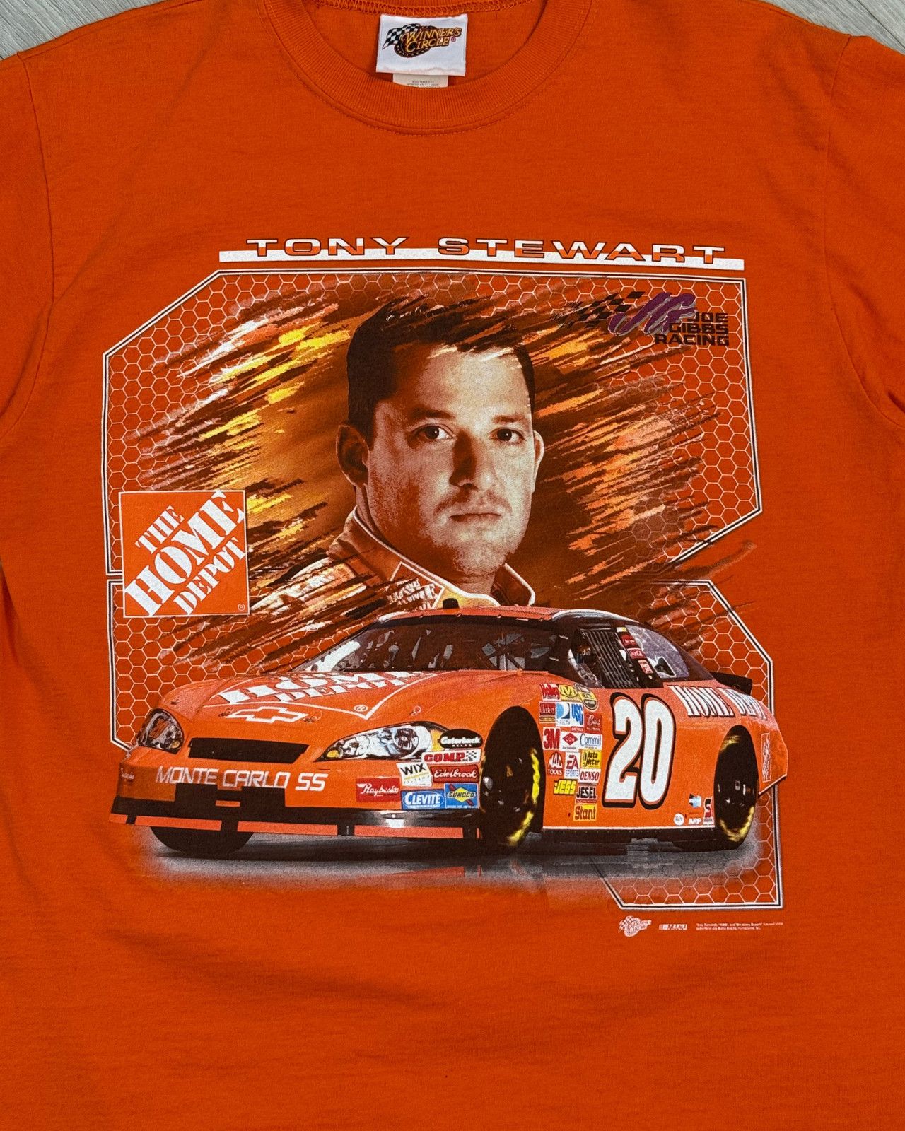 NASCAR Vintage NASCAR Tony Stewart Home Depot Long Sleeve - Medium Size US M / EU 48-50 / 2 - 3 Thumbnail