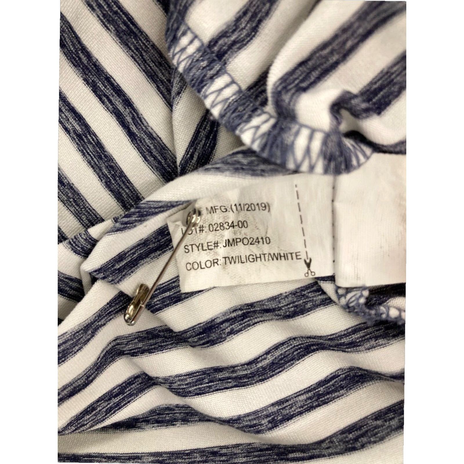 johnnie-O Johnnie-O Mens Large Golf Polo Striped Multicolor Short Sleeve Cross Creek Plantation Size US L / EU 52-54 / 3 - 4 Thumbnail