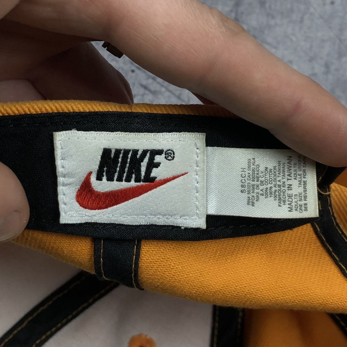 Nike Vintage 90s Nike Swoosh Cap Size ONE SIZE - 8 Thumbnail