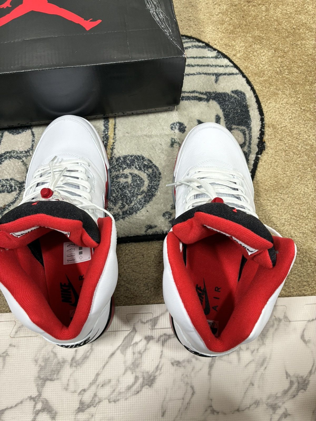 Jordan Brand Jordan retro 5 fire red 2025 size 11 Size US 11 / EU 44 - 6 Thumbnail