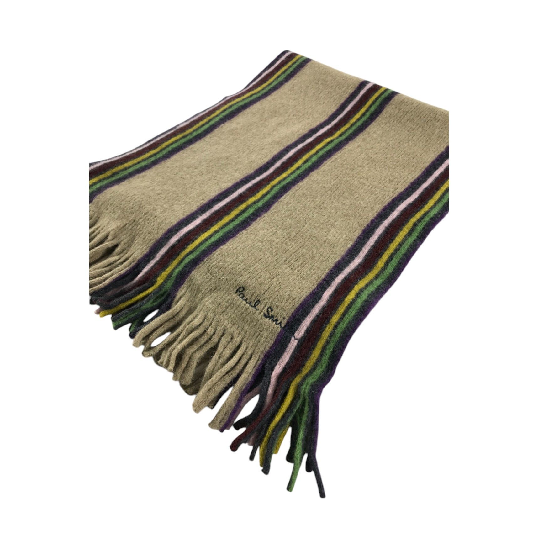 Paul Smith × Vintage Paul Smith Scarf / Muffler / Neckwear - WW2425 Size ONE SIZE - 3 Thumbnail
