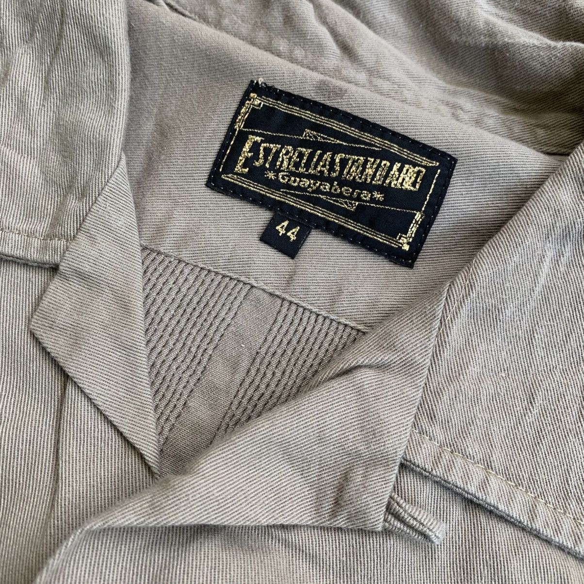 Mexicana × Vintage 🔥Vintage Estrella Standard Guayabera Mexicana Style Size US XL / EU 56 / 4 - 2 Thumbnail