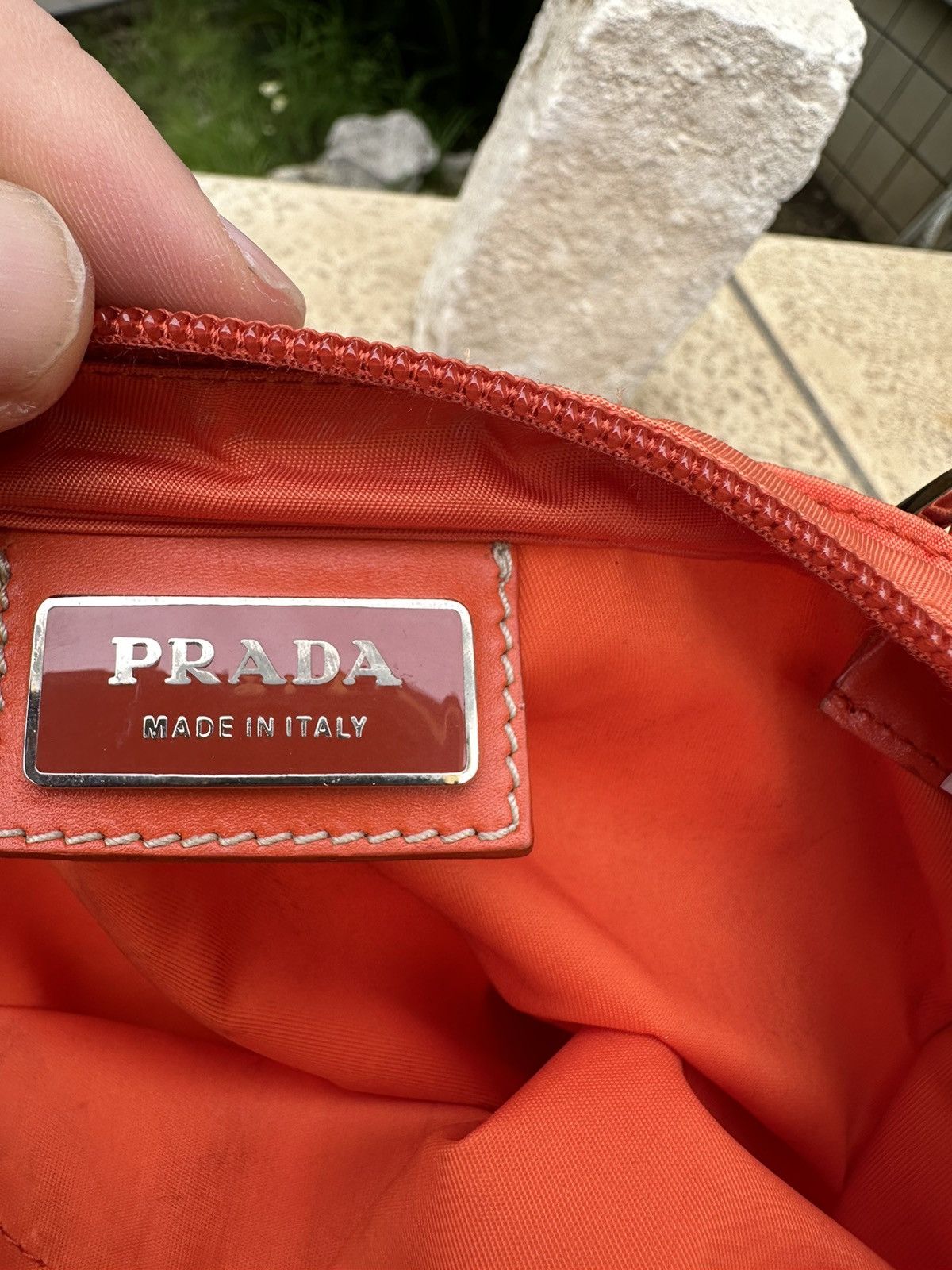 Prada Prada Nylon Bag Peach Size ONE SIZE - 13 Thumbnail