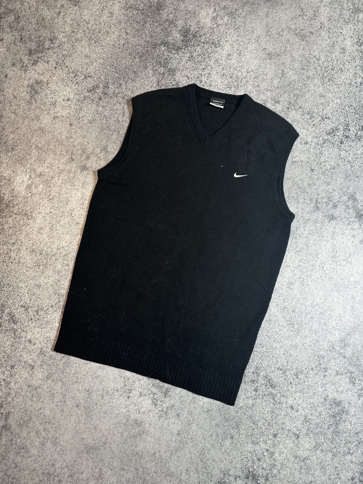 Wool vintage Nike vests Streetwear Old Money Style rare USA