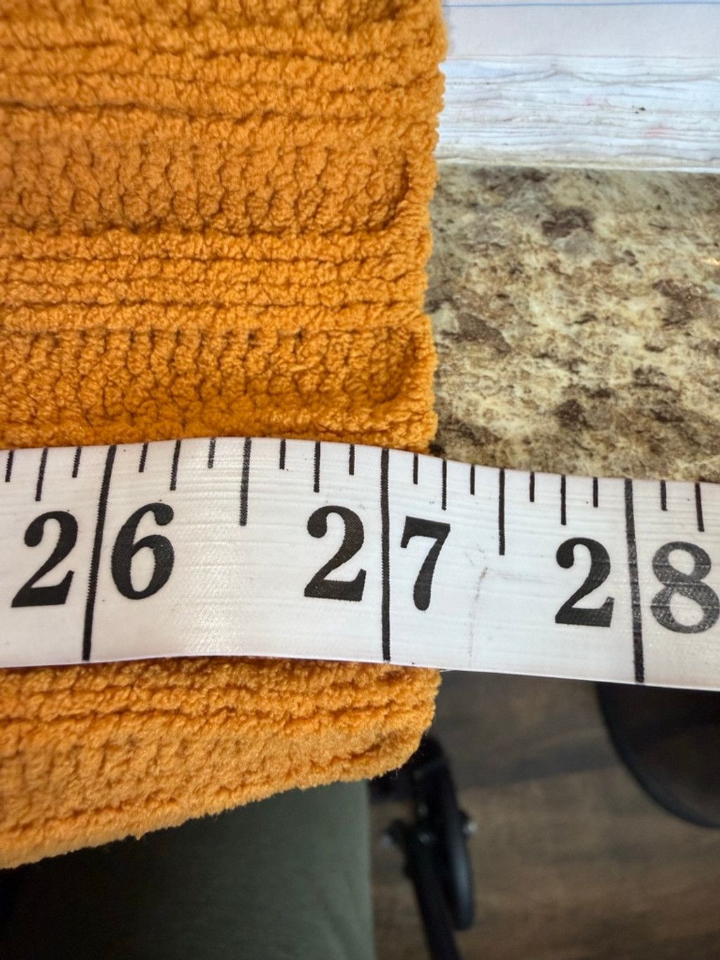 Arizona Jean Co. Women's Arizona Jean Co Orange Ribbed Mock Neck Sweater M Size M / US 6-8 / IT 42-44 - 4 Thumbnail