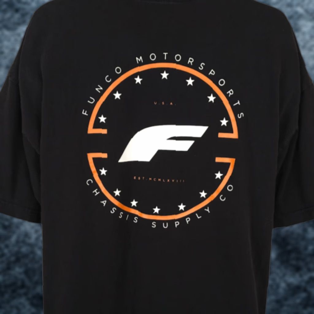 Vintage Funco Motorsports T Shirt Mens 3XL Black Off Roading Sand Car Made In USA Shirt T-Shirt Mens Black 3XL Motorsports Funco Size US XXL / EU 58 / 5 - 1 Thumbnail