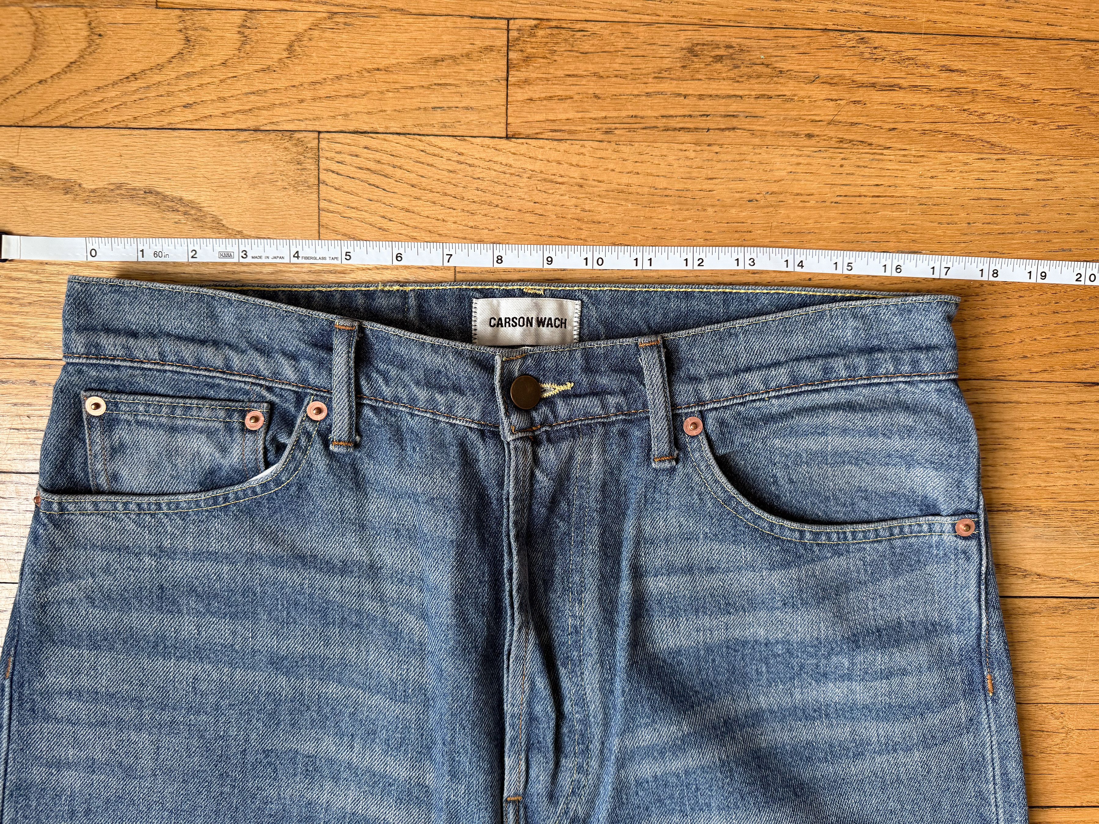 CARSON WACH Carson Wach The Original 333 Faded Indigo Jeans 33 NWOT Size US 33 - 5 Thumbnail