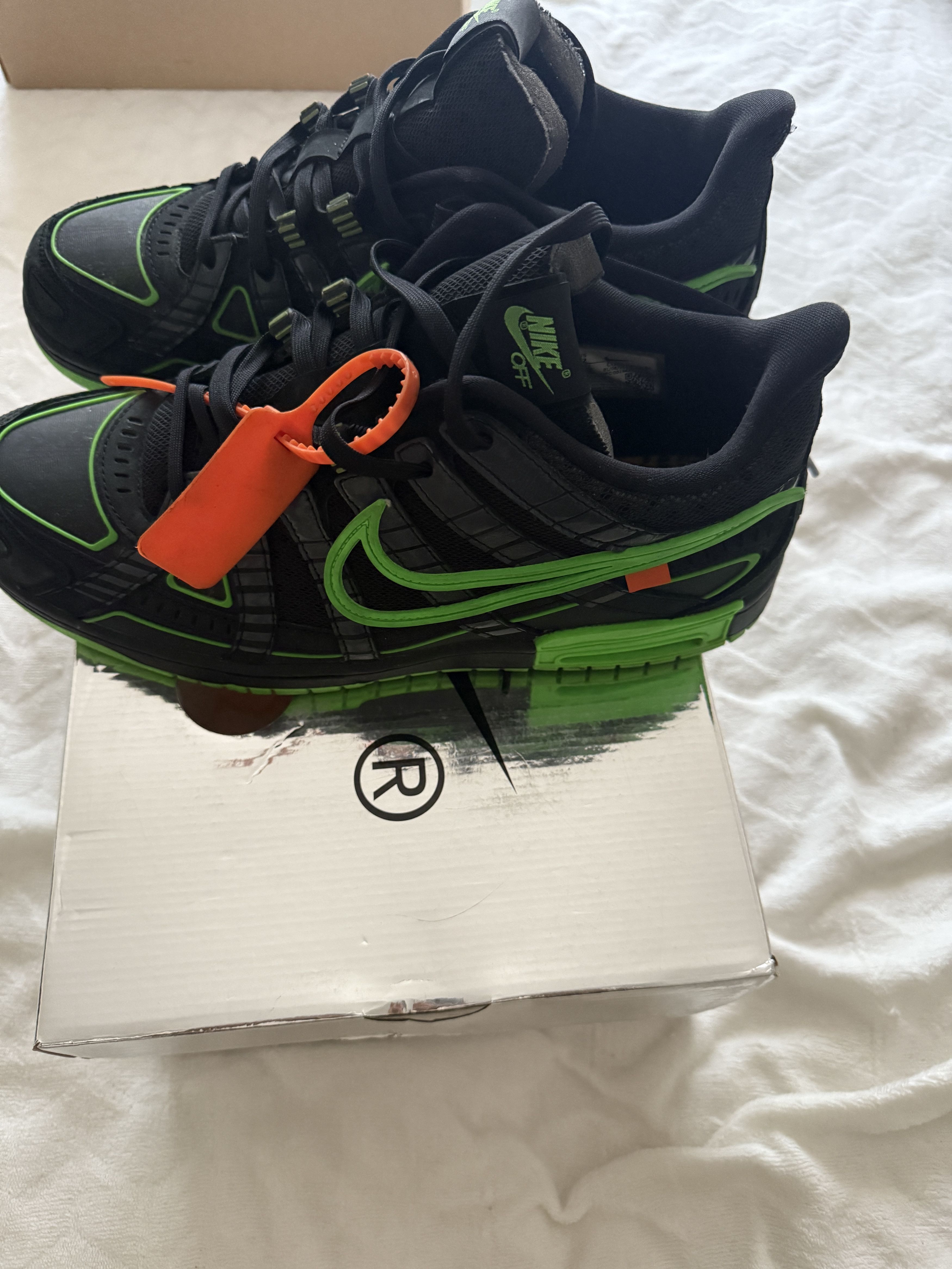 Nike × Off-White Nike Air Rubber dunk "Green Strike" Size US 12 / EU 45 - 4 Thumbnail
