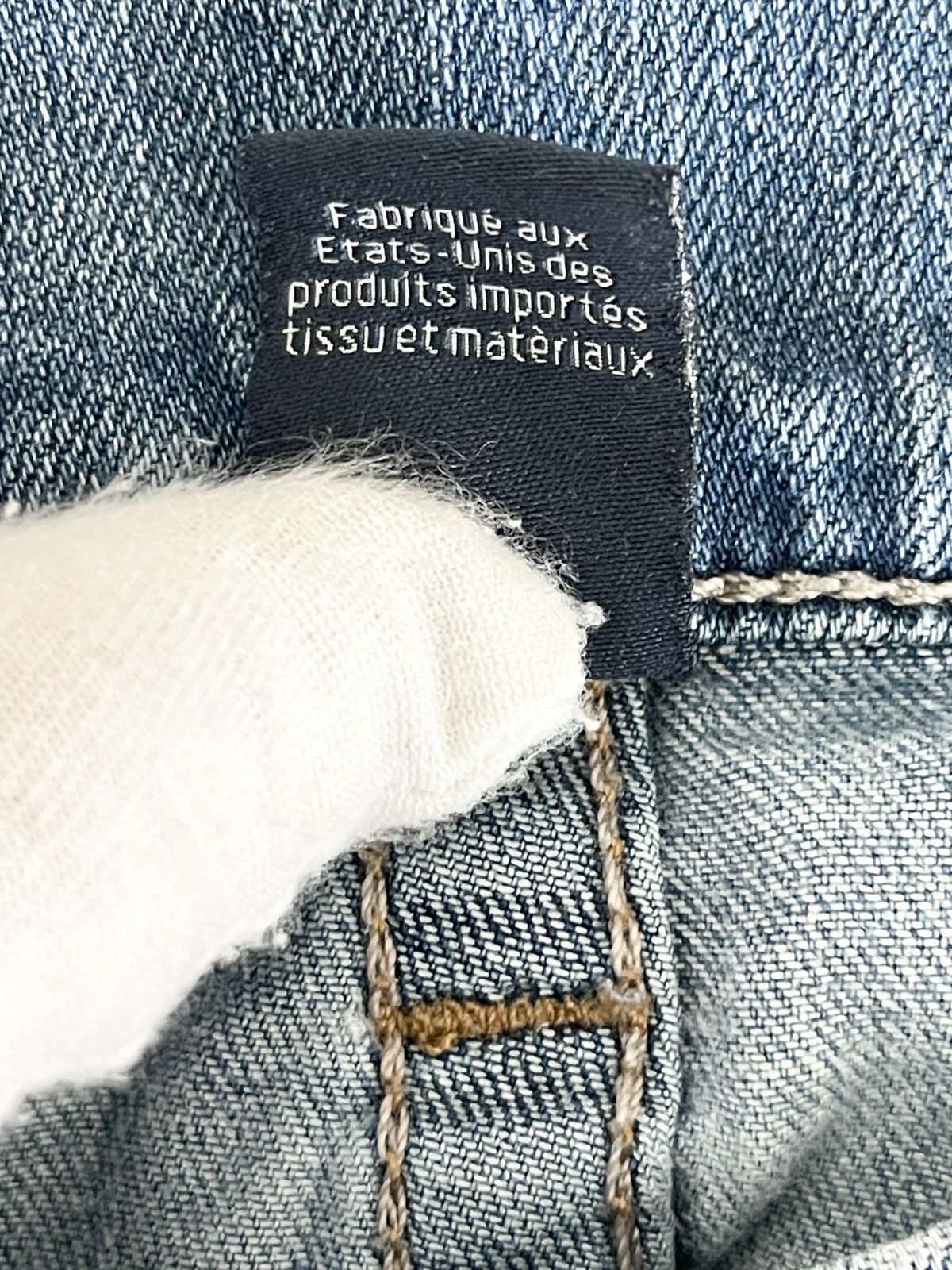 Other STEAL! VTG 2000s True Religion Knee Wash Distressed Jeans Size US 36 / EU 52 - 13 Thumbnail