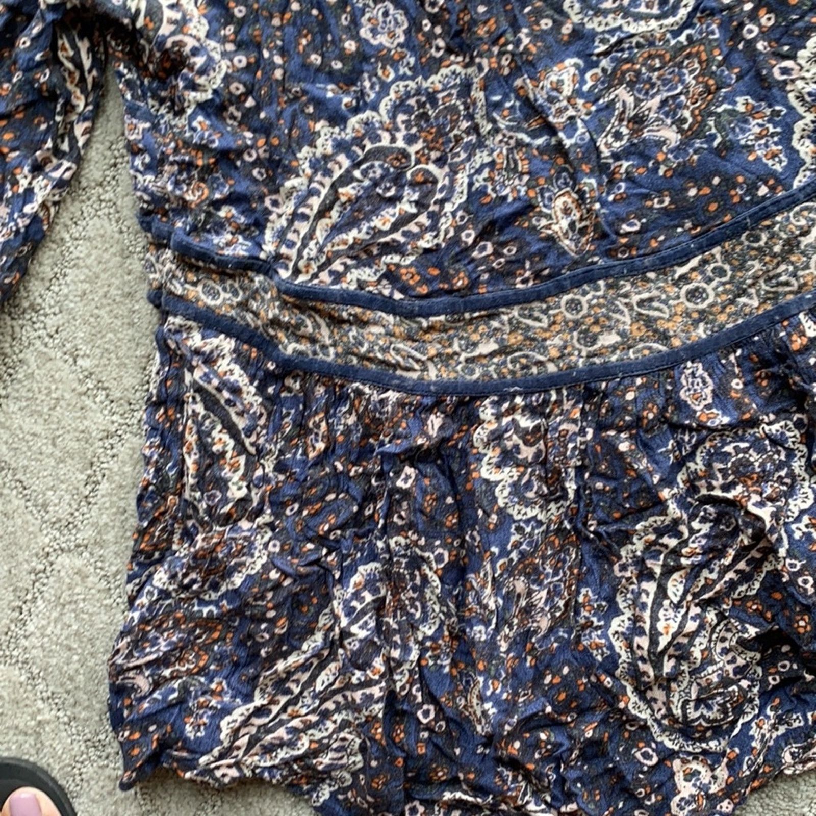 American Eagle Outfitters American Eagle boho bell sleeve western gypsy festival sz S Size S / US 4 / IT 40 - 8 Thumbnail