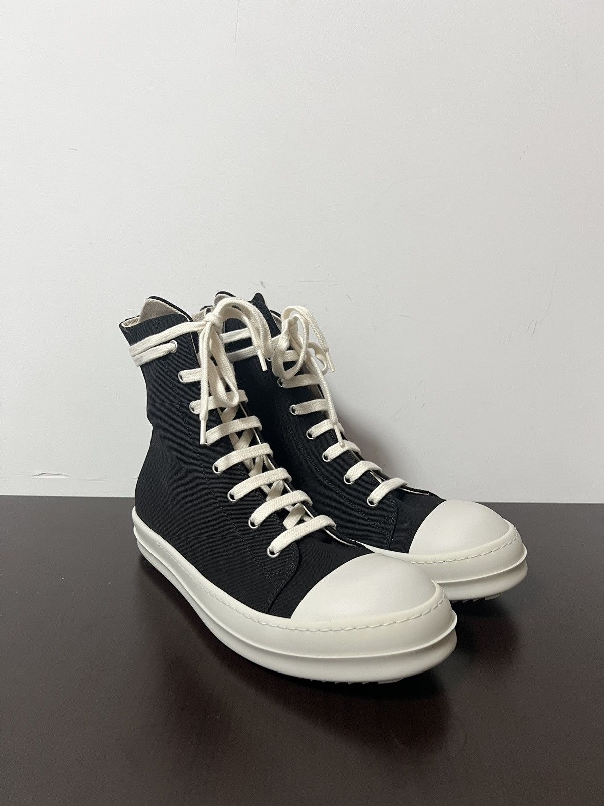 Rick Owens × Rick Owens Drkshdw Rick owens drkshdw ramones high top sneaks sz 41.5 Size US 8.5 / EU 41-42 - 5 Thumbnail
