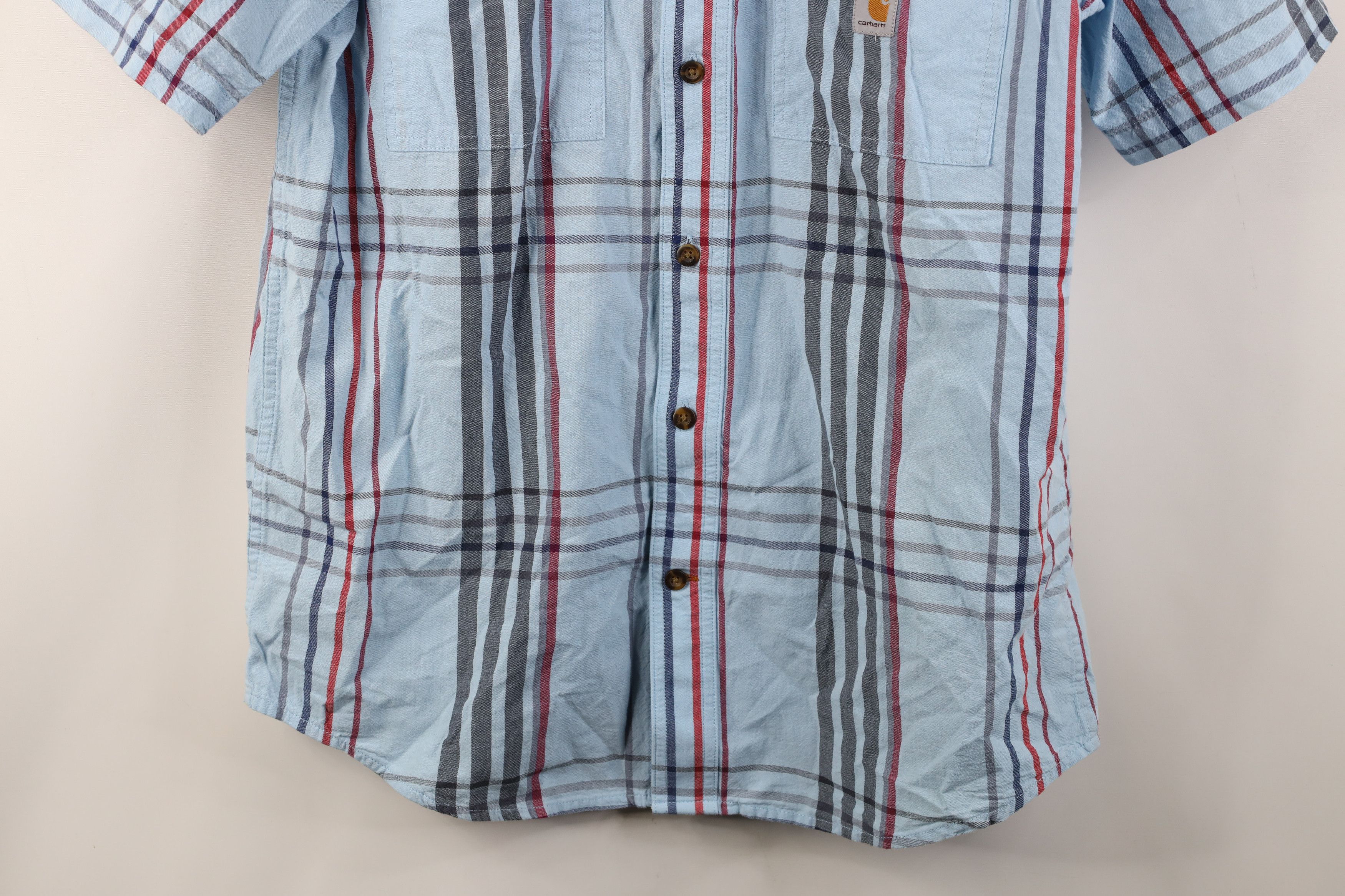 Carhartt Deadstock Vintage Y2K Carhartt Fit Short Sleeve Button Shirt Size US M / EU 48-50 / 2 - 3 Thumbnail