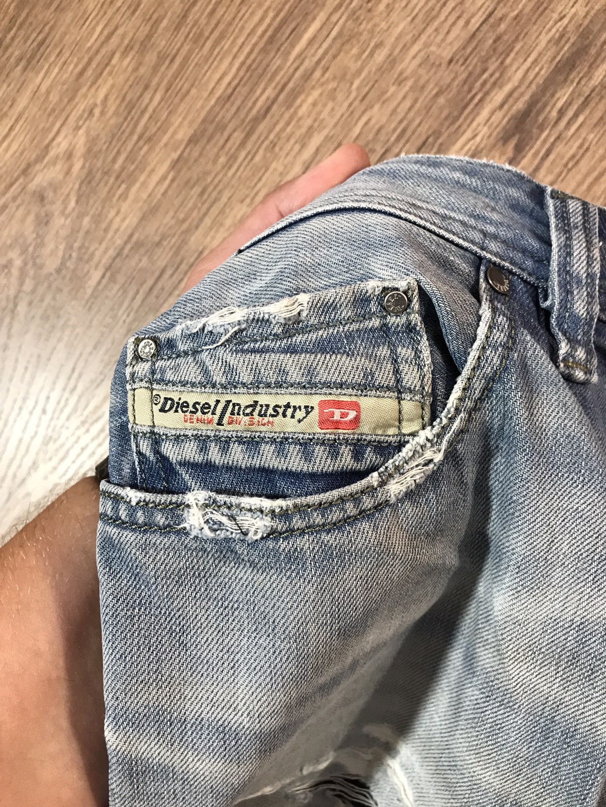 Diesel × Vintage Vintage Diesel Distressed denim pants Jeans Size US 31 - 6 Thumbnail