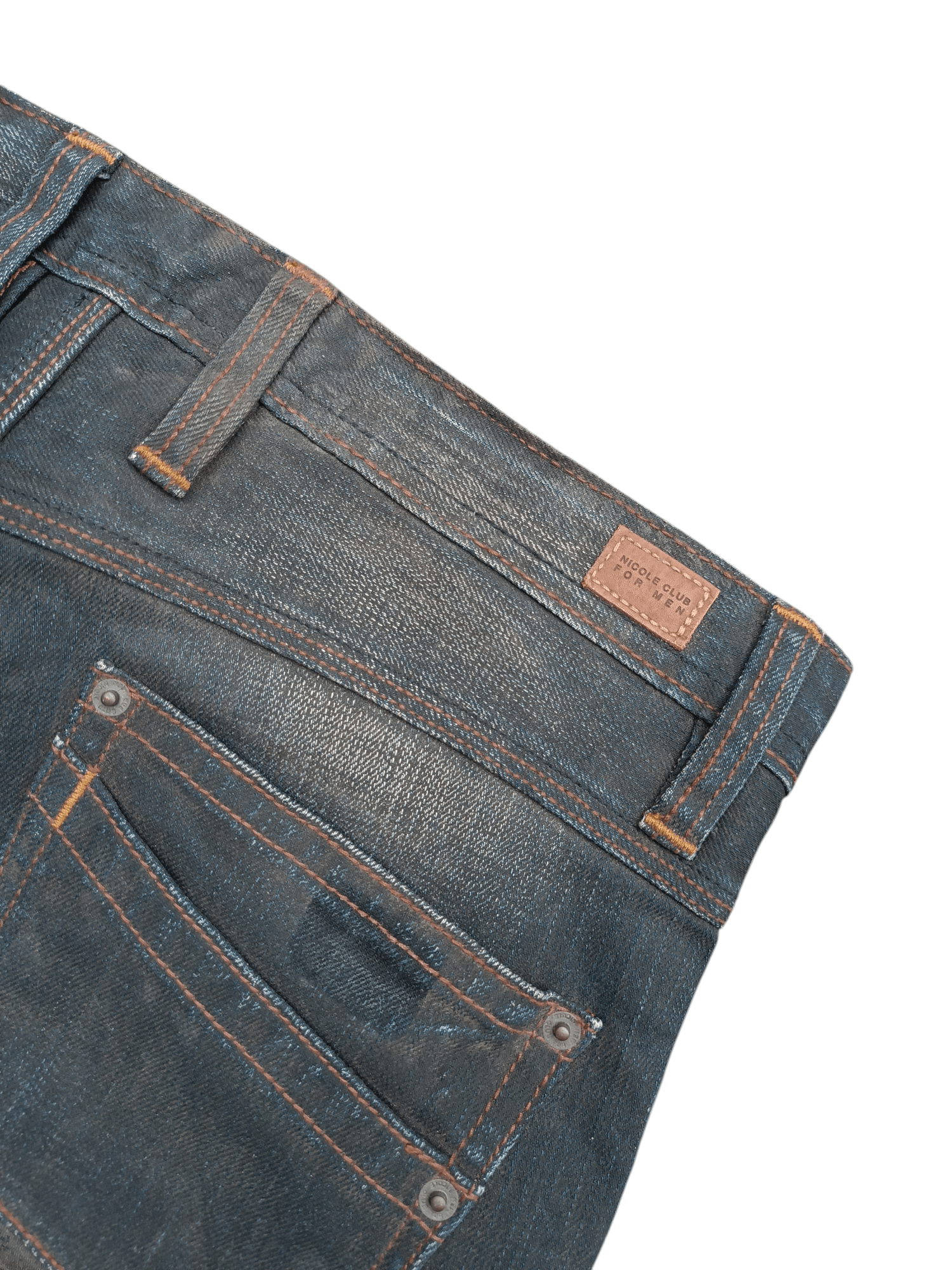 Nicole Club Nicole Club For Men Multipocket Whiskers Faded Black Denim Size US 32 / EU 48 - 6 Thumbnail