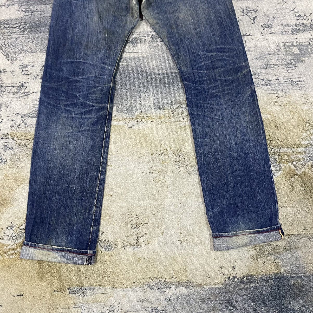 If Six Was Nine × Paul Smith Red Ear × Vintage Vintage Selvedge Paul Smith Rusty Faded Distress Denim Jeans Size US 33 - 17 Thumbnail