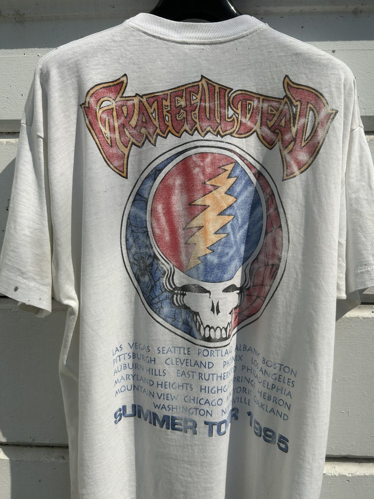 Band Tees Rare Vintage Grateful Dead Summer Tour 1995 Size US XL / EU 56 / 4 - 5 Thumbnail