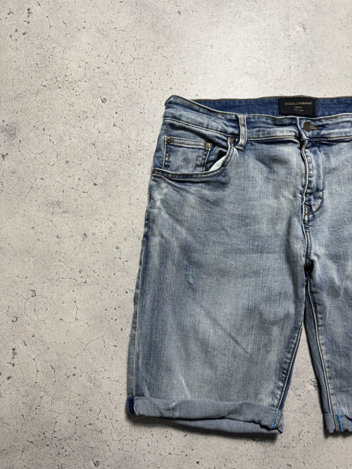 Dolce & Gabbana Dolce & Gabbana Denim Luxury Shorts Size 33 Size US 33 - 4 Thumbnail