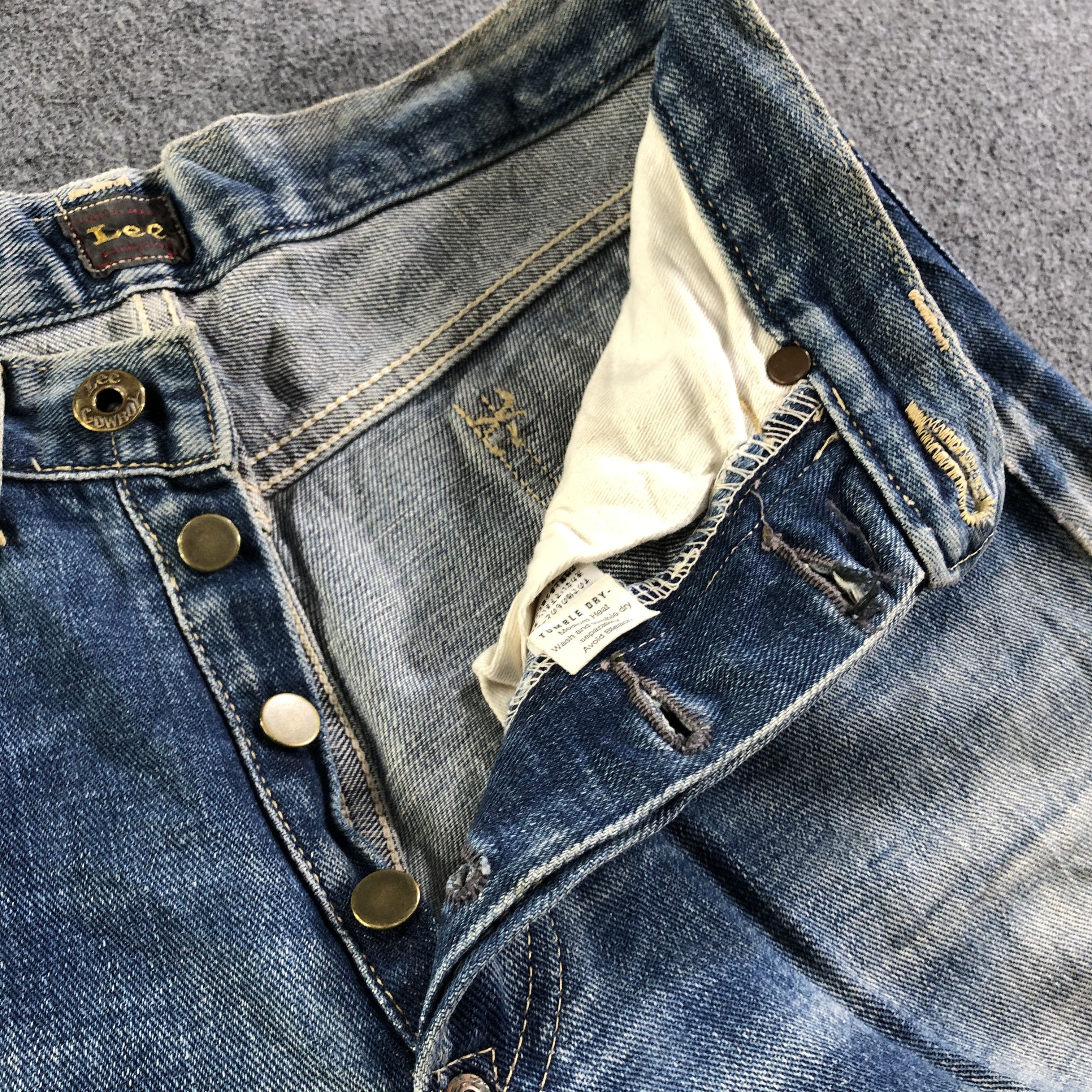 Lee Vintage Blue Wash Lee Jeans-J4012 Size US 29 - 9 Thumbnail