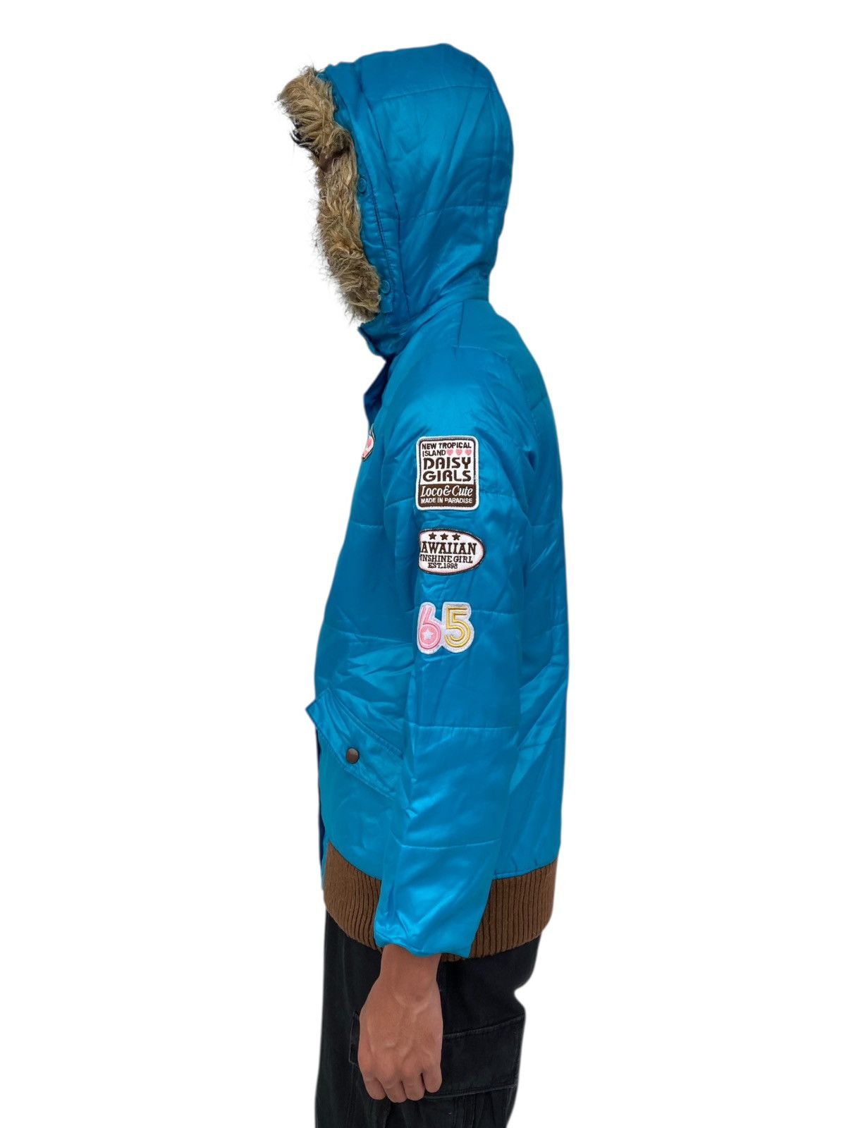 Hysteric Glamour 1990s Daisy Lovers - Fur Hoodie Lightweight Jacket Size US S / EU 44-46 / 1 - 5 Thumbnail