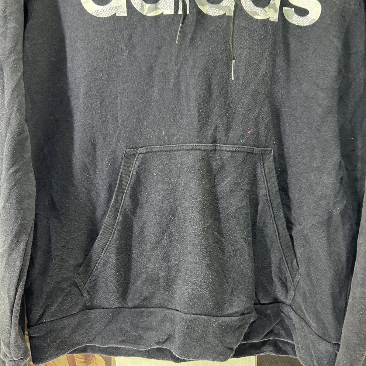 Vintage Vintage Adidas Spell Out Hoodie Size US M / EU 48-50 / 2 - 3 Thumbnail
