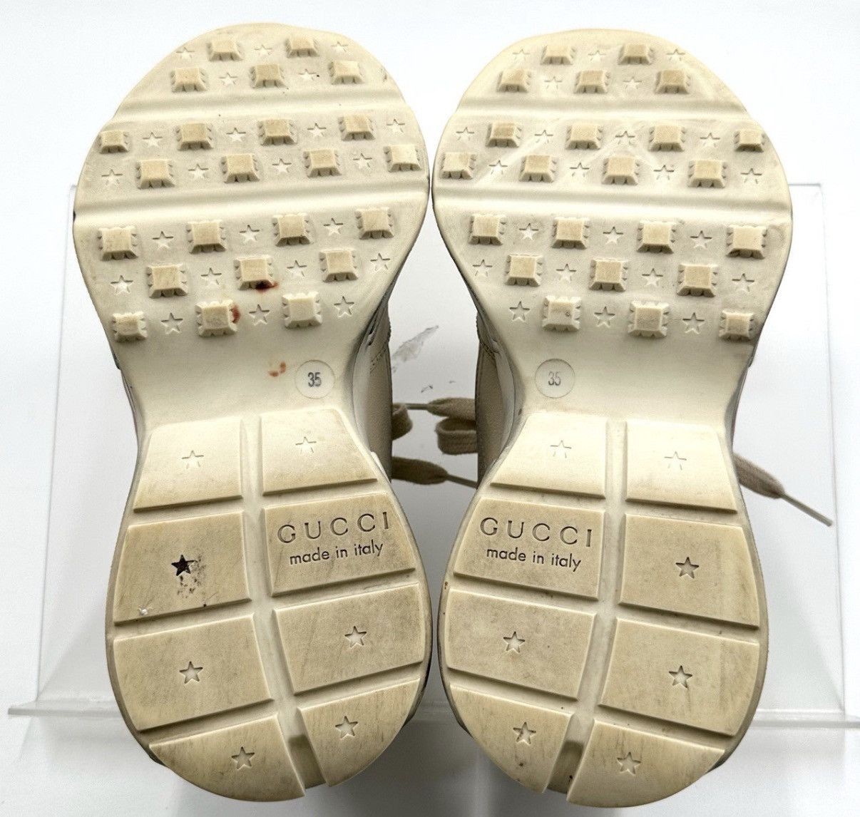 Gucci Gucci/Vintage Lip Print Dad Sneakers K12 Size US 5 / IT 35 - 7 Thumbnail