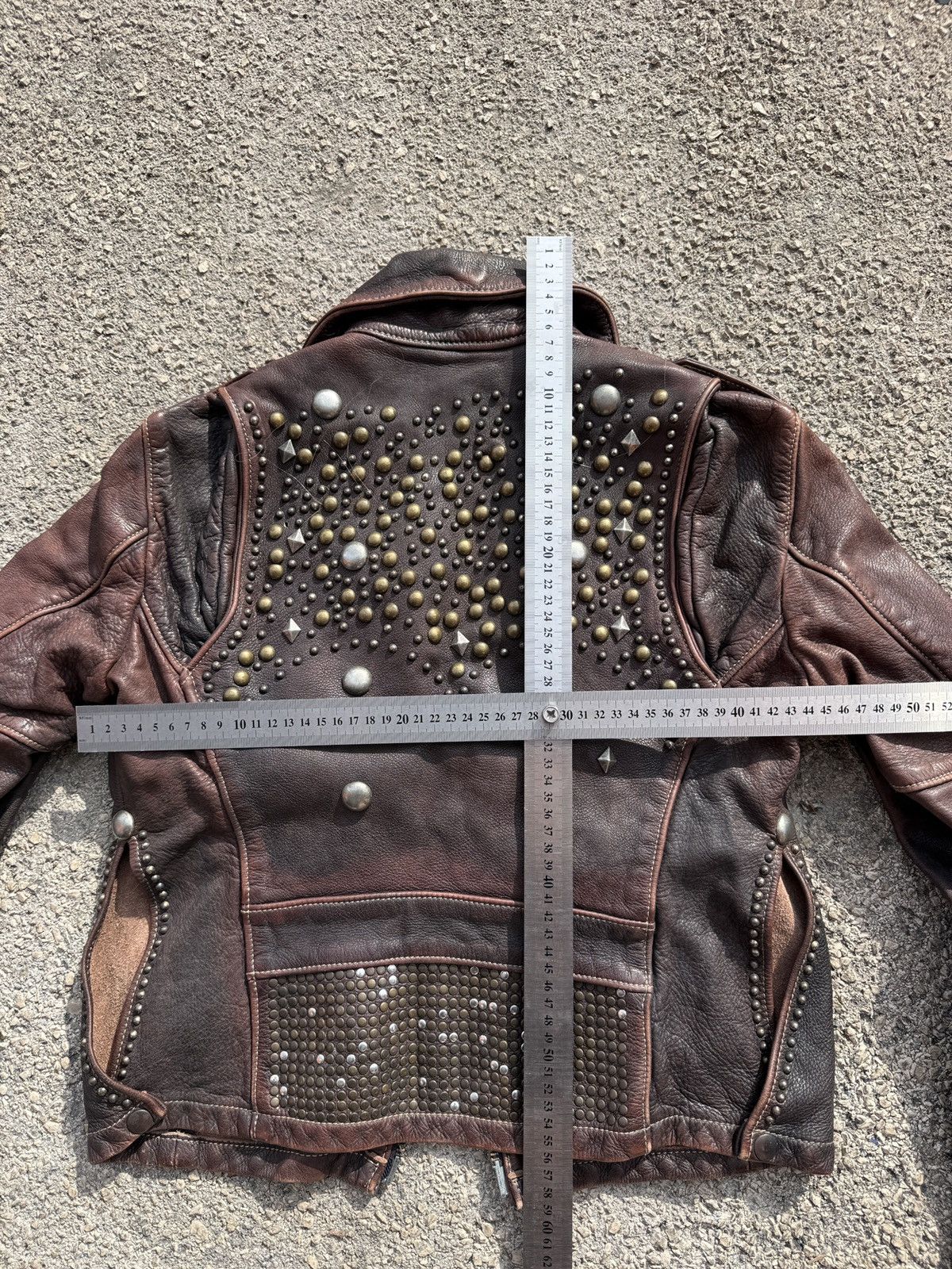 Hollywood Trading Company Hollywood Trading Company HTC studded cowhide leather biker Size M / US 6-8 / IT 42-44 - 10 Thumbnail