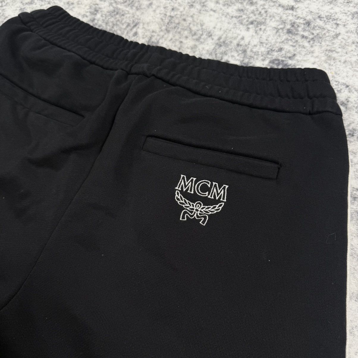 MCM MCM Classic Logo Track ‘Black’ Shorts Size US 32 / EU 48 - 4 Thumbnail