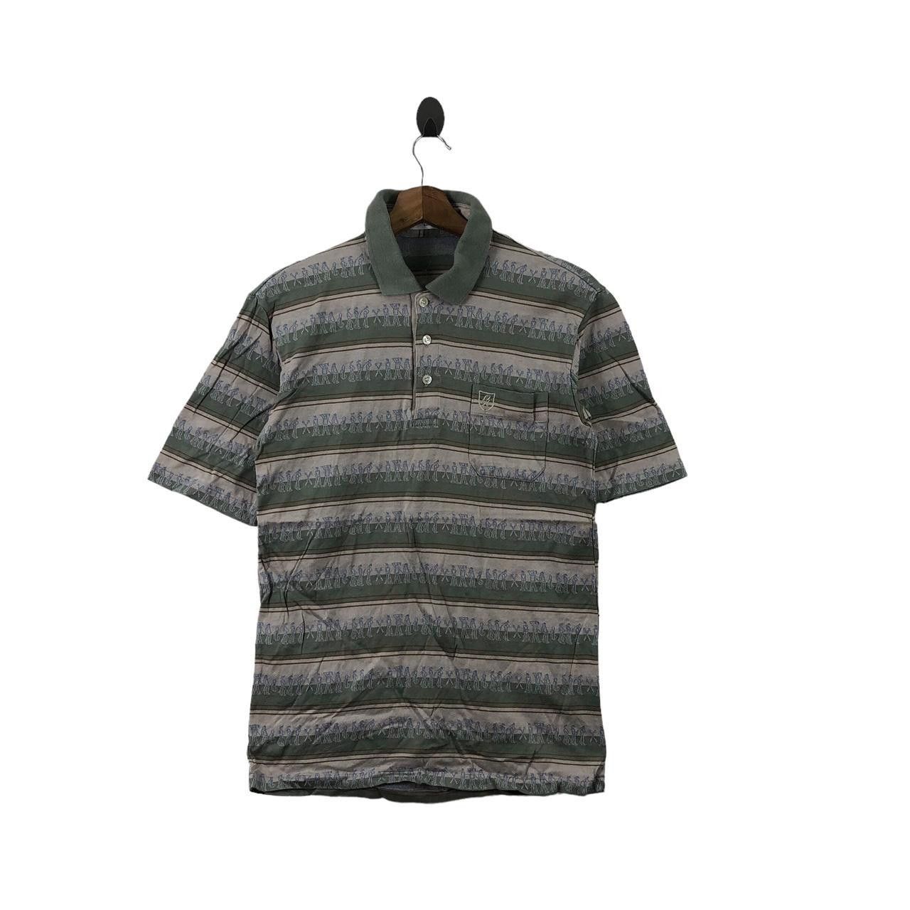 Vintage Vintage ST. CATHERINES Monogram Polo Tee Shirt Top Golf AOP Size US M / EU 48-50 / 2 - 1 Thumbnail