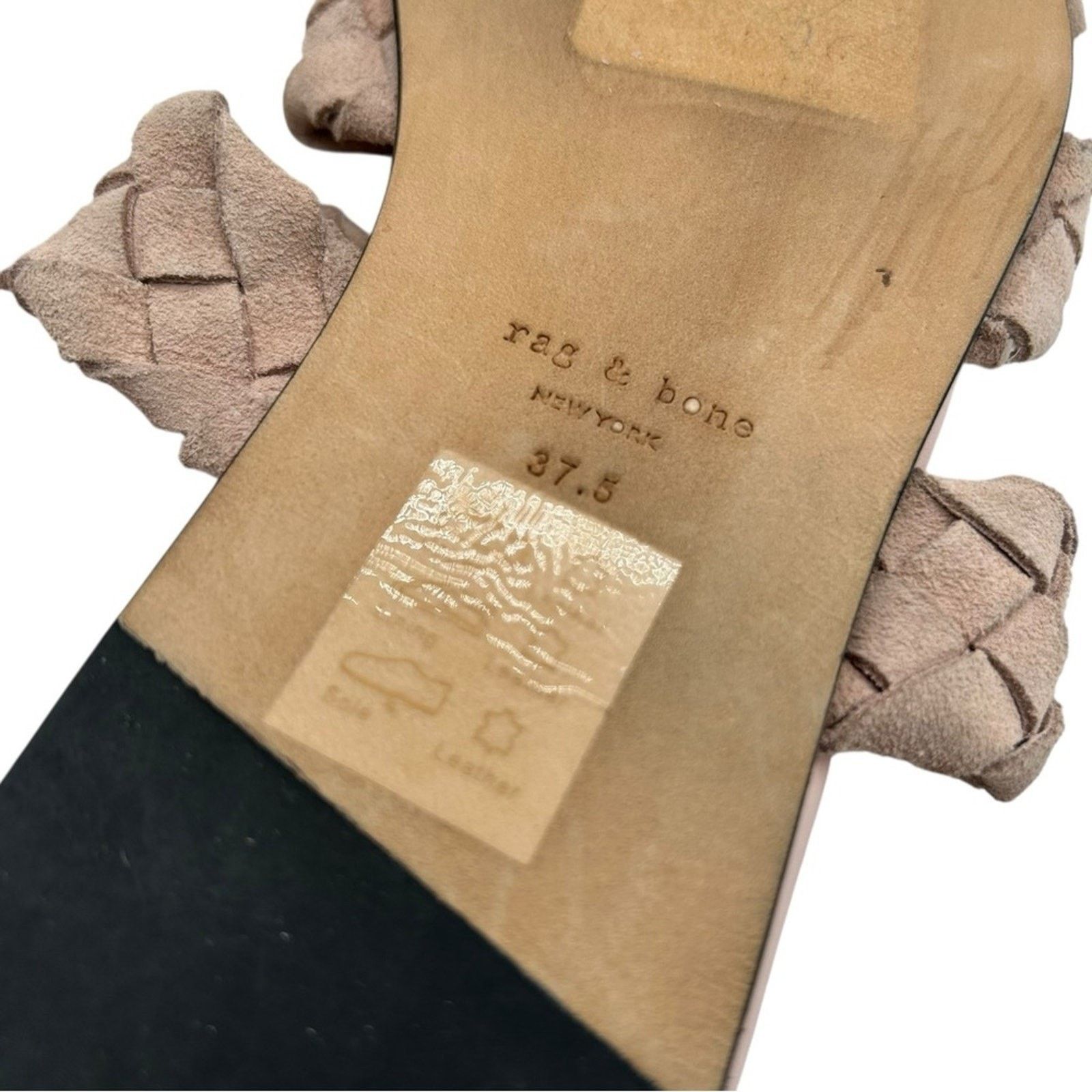 Rag & Bone Rag & Bone Pink Woven Slide Sandals Flat Mule Shoes Size 7.5 Size US 7.5 / IT 37.5 - 10 Thumbnail
