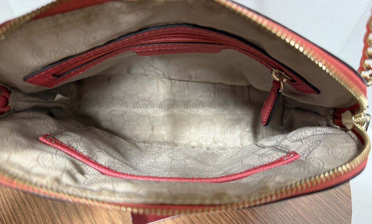 Michael Kors Michael Kors Cindy Saffiano Leather Salmon Chain Crossbody Size ONE SIZE - 7 Thumbnail