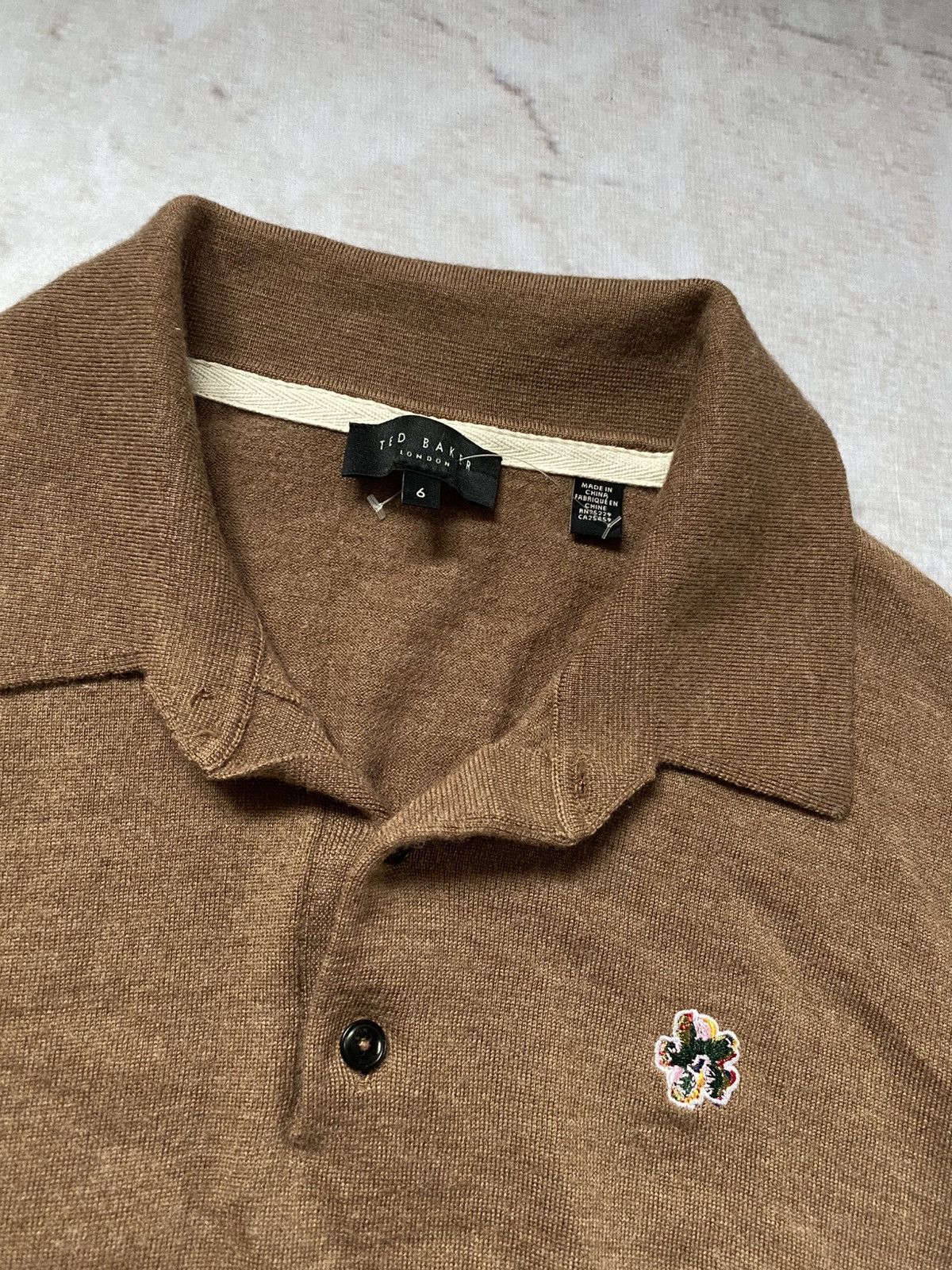 Ted Baker Ted Baker Luxury Flower Logo Sweater Old Money style Size US M / EU 48-50 / 2 - 3 Thumbnail