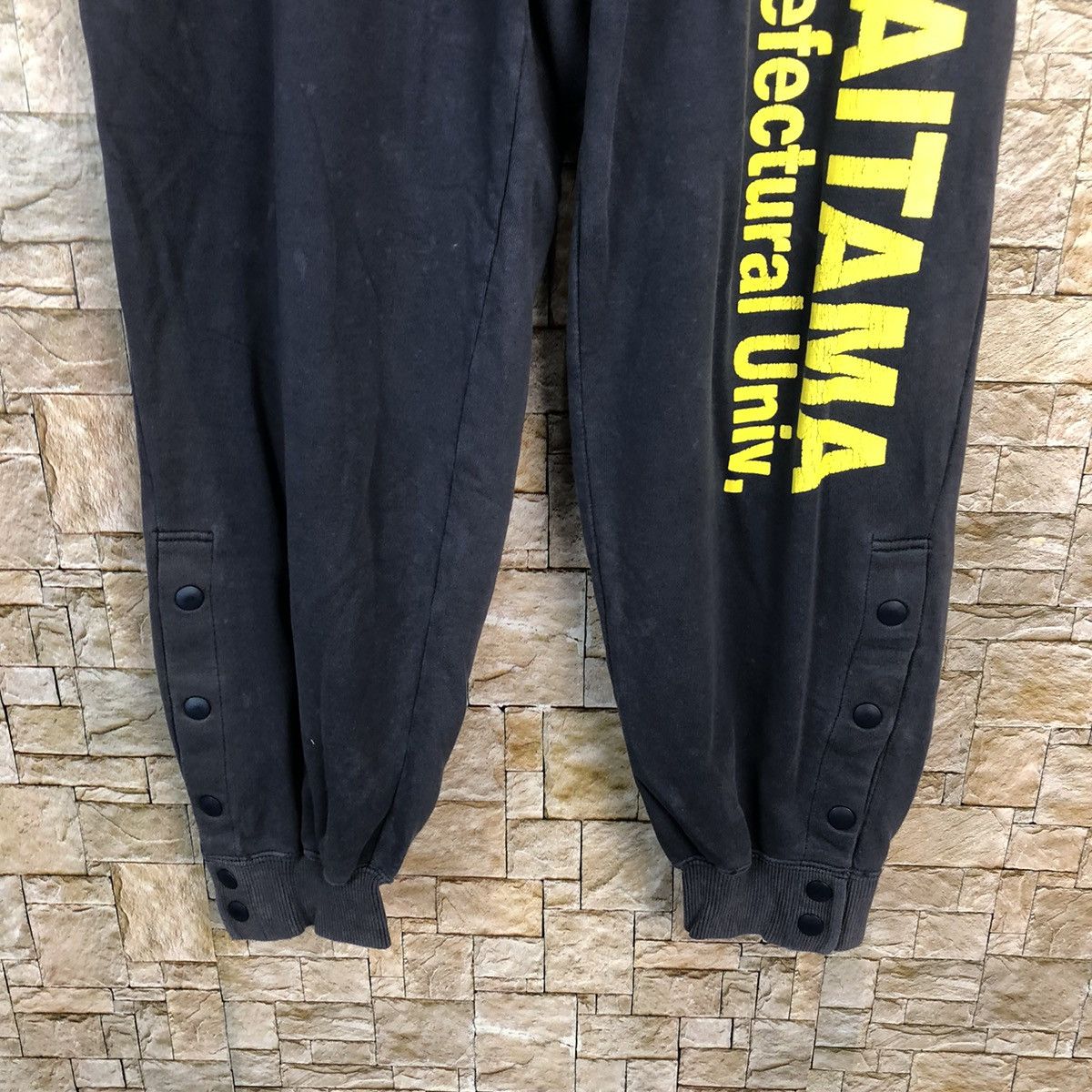 Asics Asics Saitama Prefectural Univ Dark Blue Joggers Pants #A454 Size US 28 / EU 44 - 7 Thumbnail