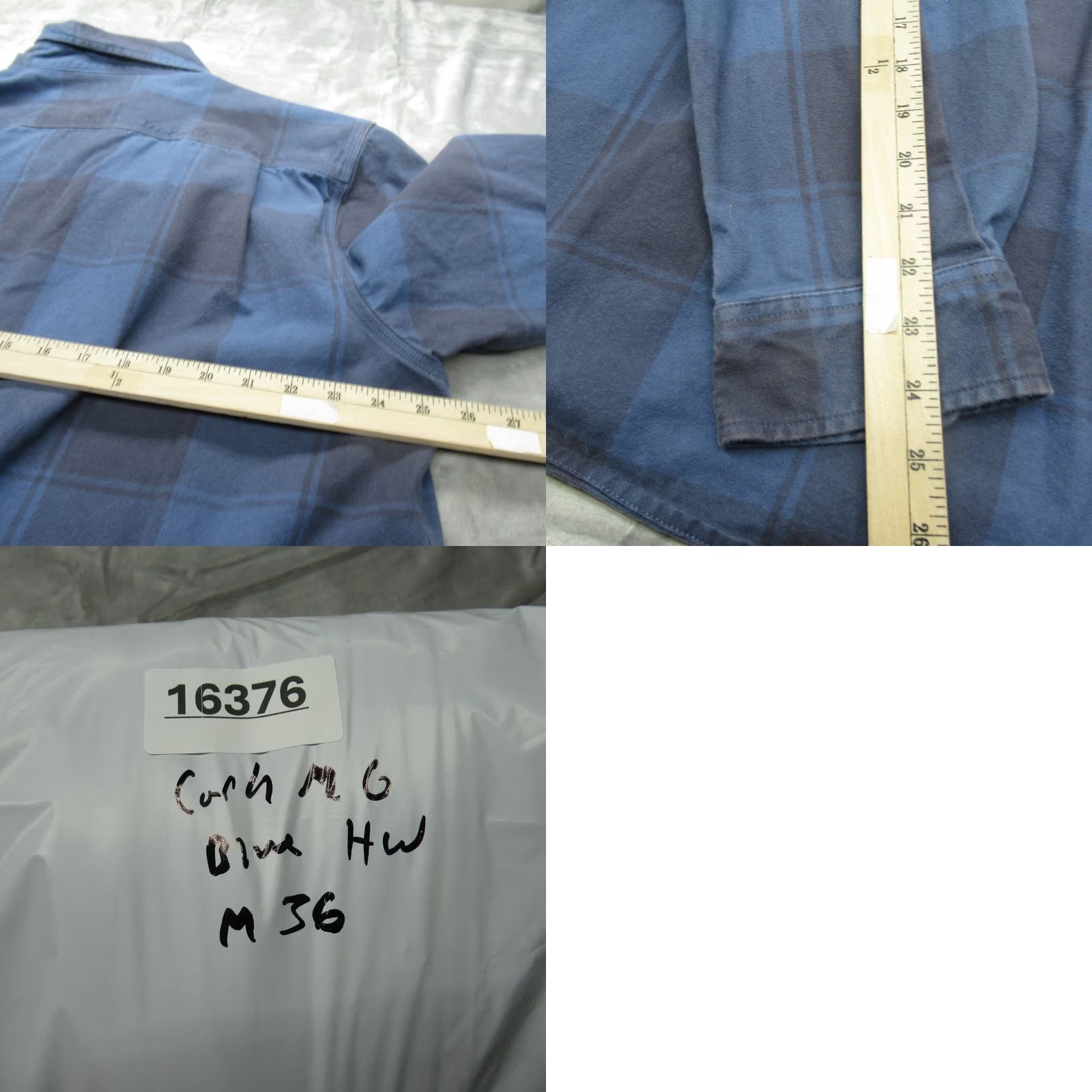 Carhartt VINTAGE? No. Carhartt Flannel Shirt XL Blue Plaid Button-Down Long Sleeve Workwear Casual Outdoors Men Size US XL / EU 56 / 4 - 8 Thumbnail