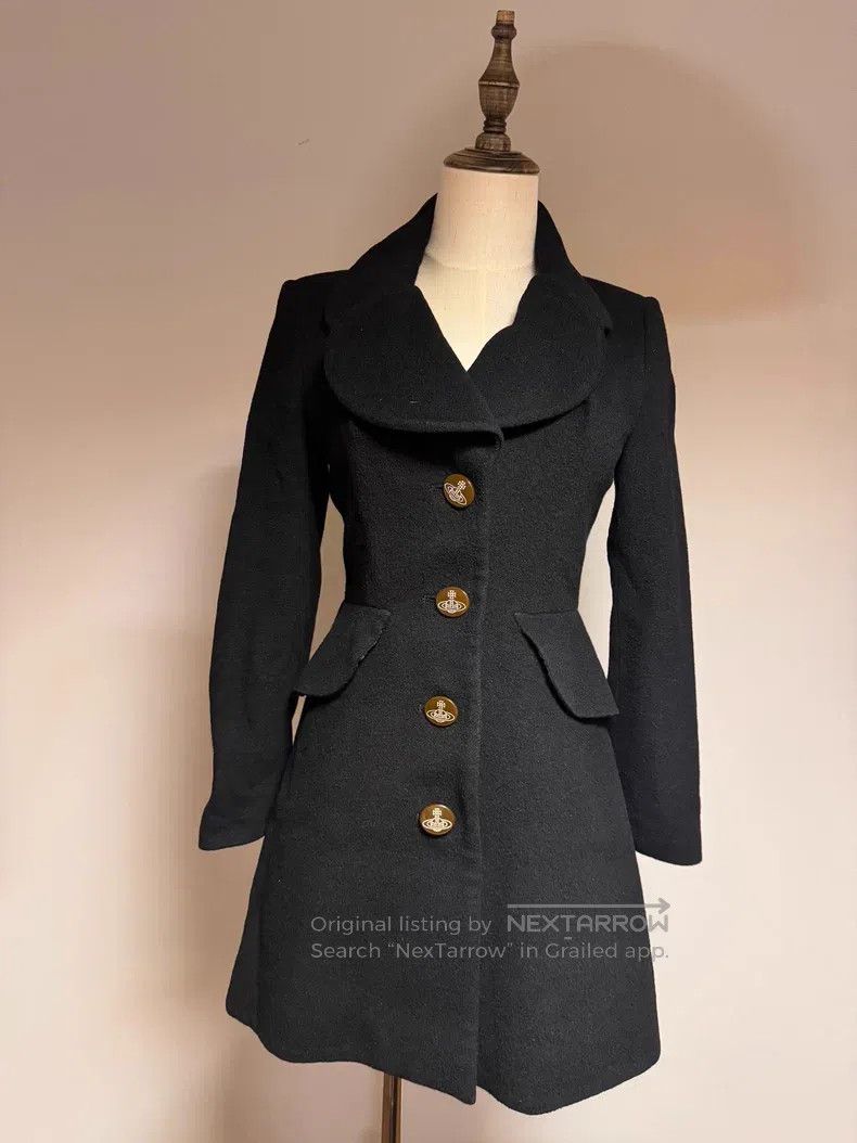 Vivienne Westwood Vivienne Westwood Heart territory Saturn button black wool Size S / US 4 / IT 40 - 5 Thumbnail