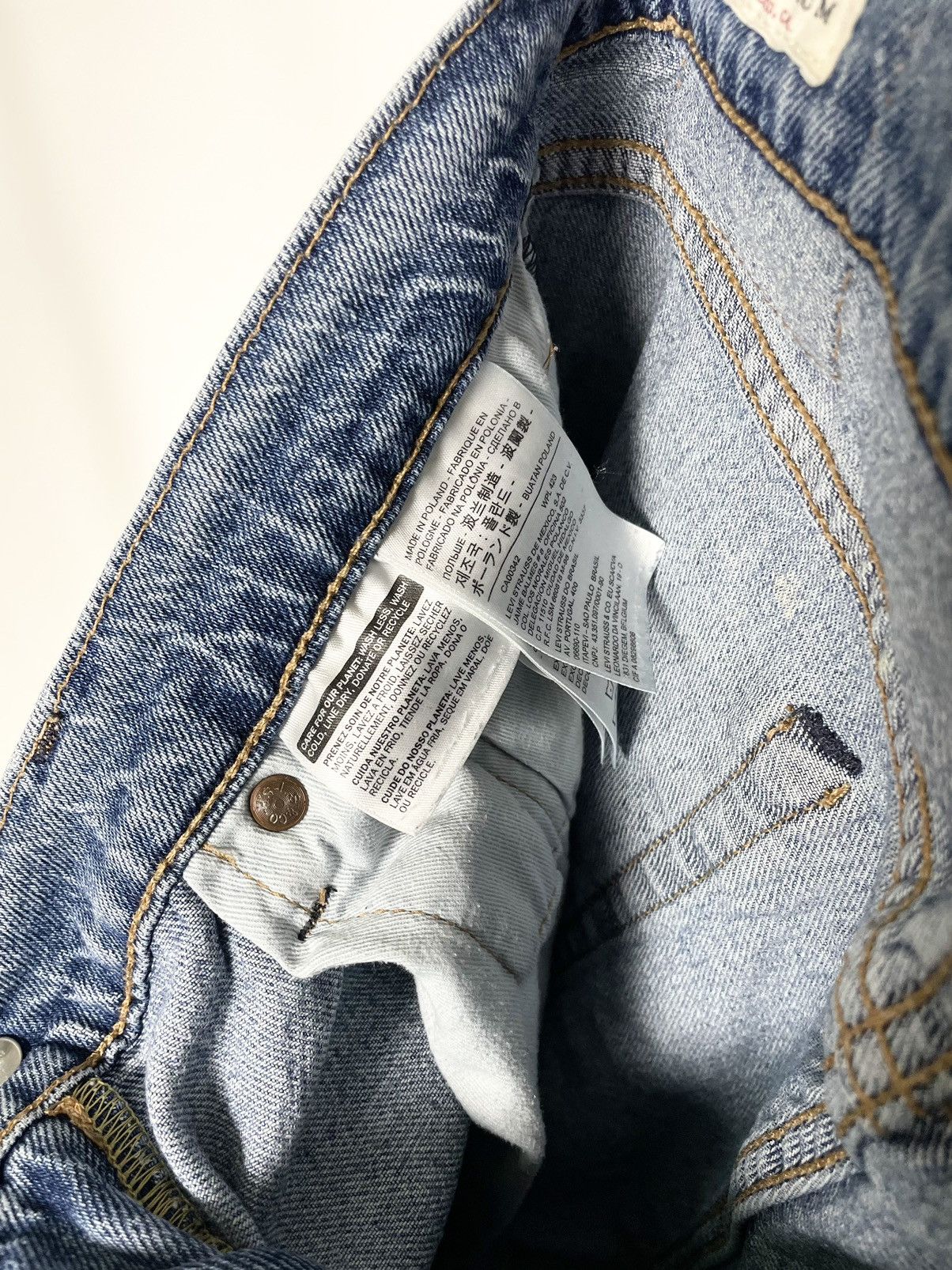 Levi's Levi’s 514 Vintage Light Blue Jeans Denim Pants Size US 30 / EU 46 - 16 Thumbnail