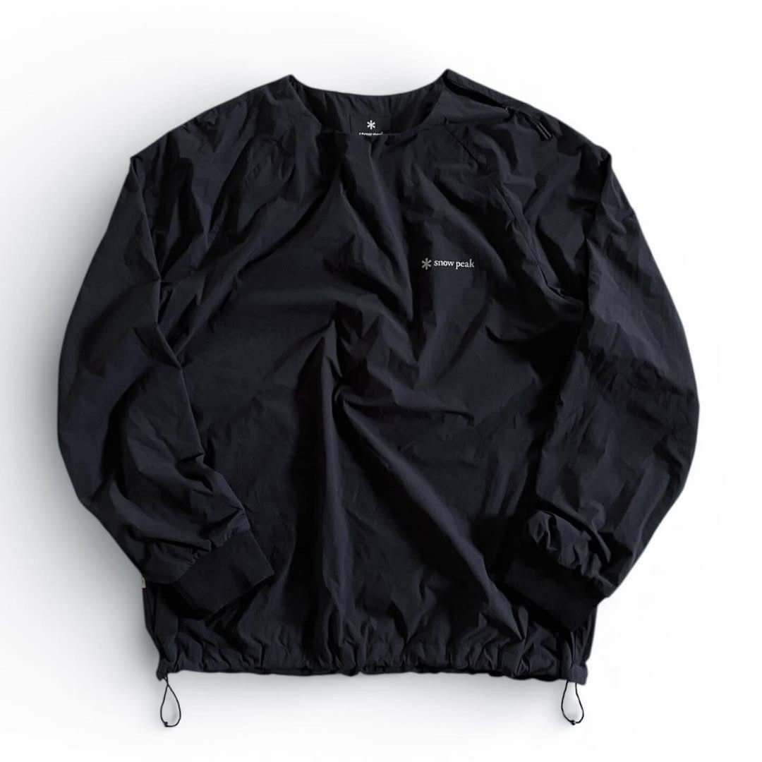Snow Peak Snow Peak Thin Tech Light Lettering Woven Sweatshirt Size US M / EU 48-50 / 2 - 4 Thumbnail