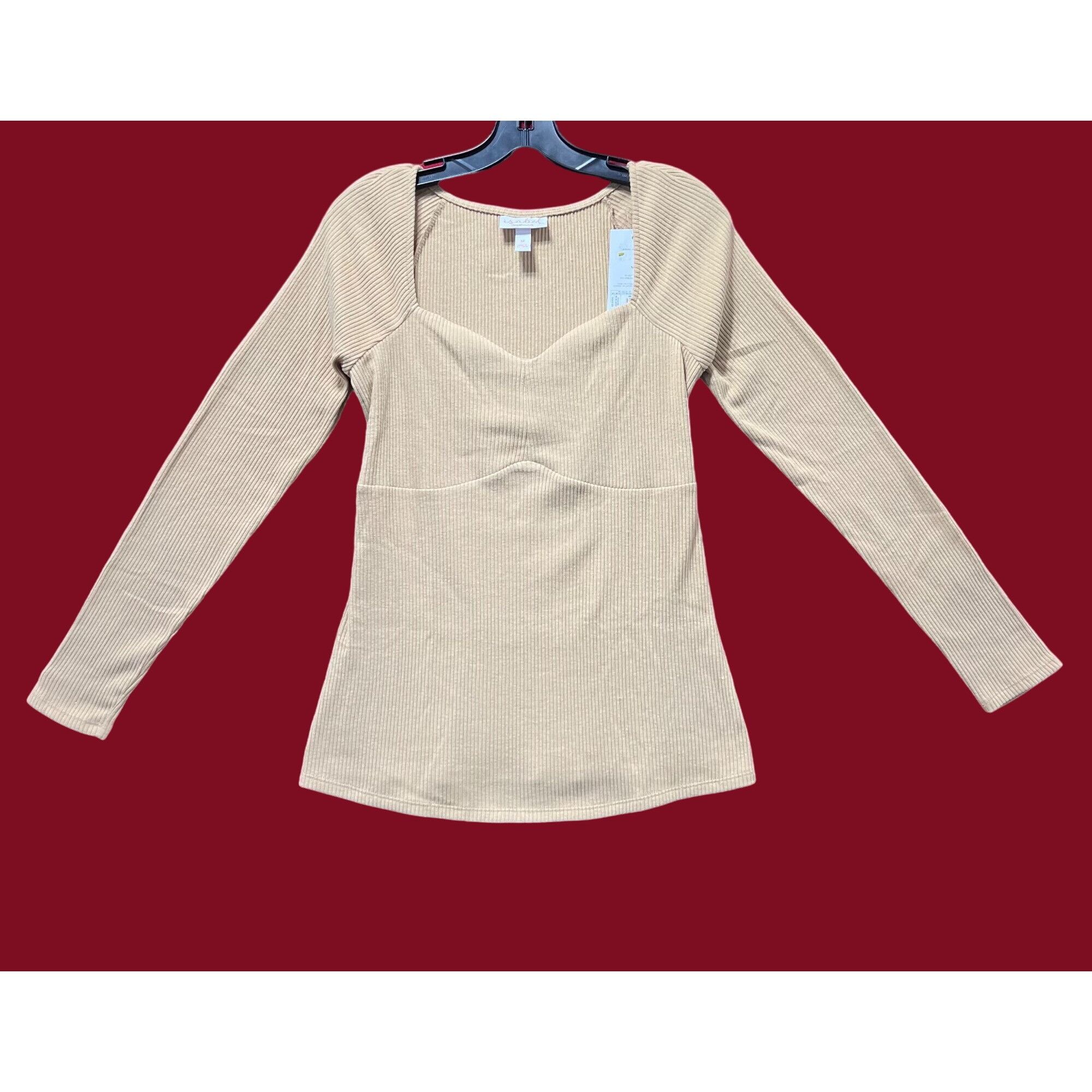 Other Isabel Maternity - Corsetry Rib Long Sleeve Maternity Top - Size M / US 6-8 / IT 42-44 - 2 Thumbnail
