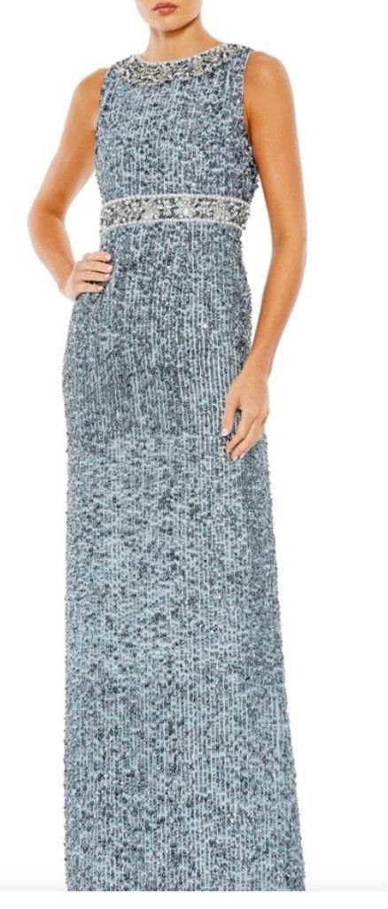 Mac Duggal Women's Mac duggal Blue Sequin Dress Size 2 Size XS / US 0-2 / IT 36-38 - 1 Thumbnail